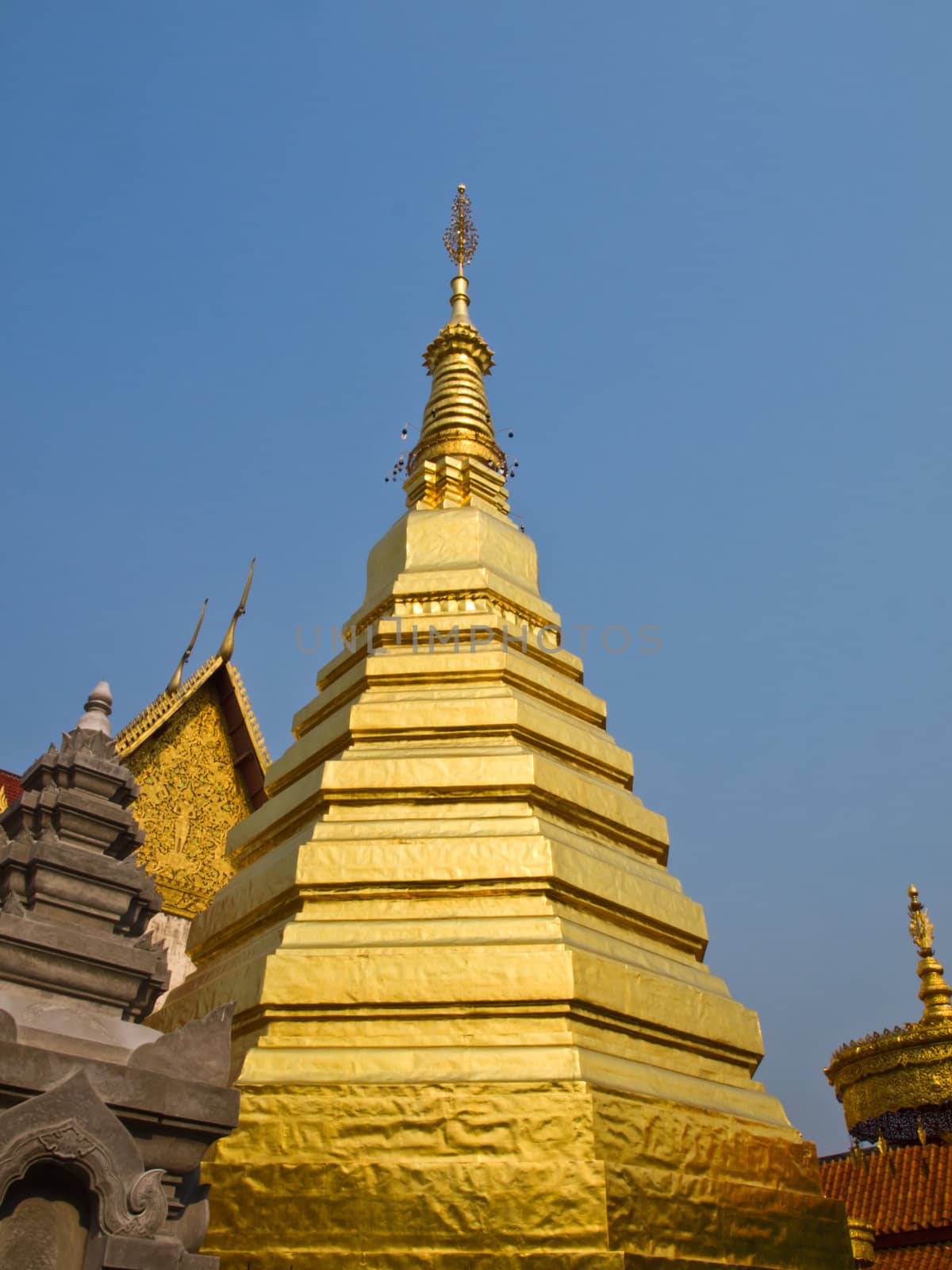 Phrathatchohae golden pagoda, Phrae, Thailand
any kind of art decorated in Buddhist church, temple etc.They are public domain or treasure of Buddhism, no restrict in copy of use.