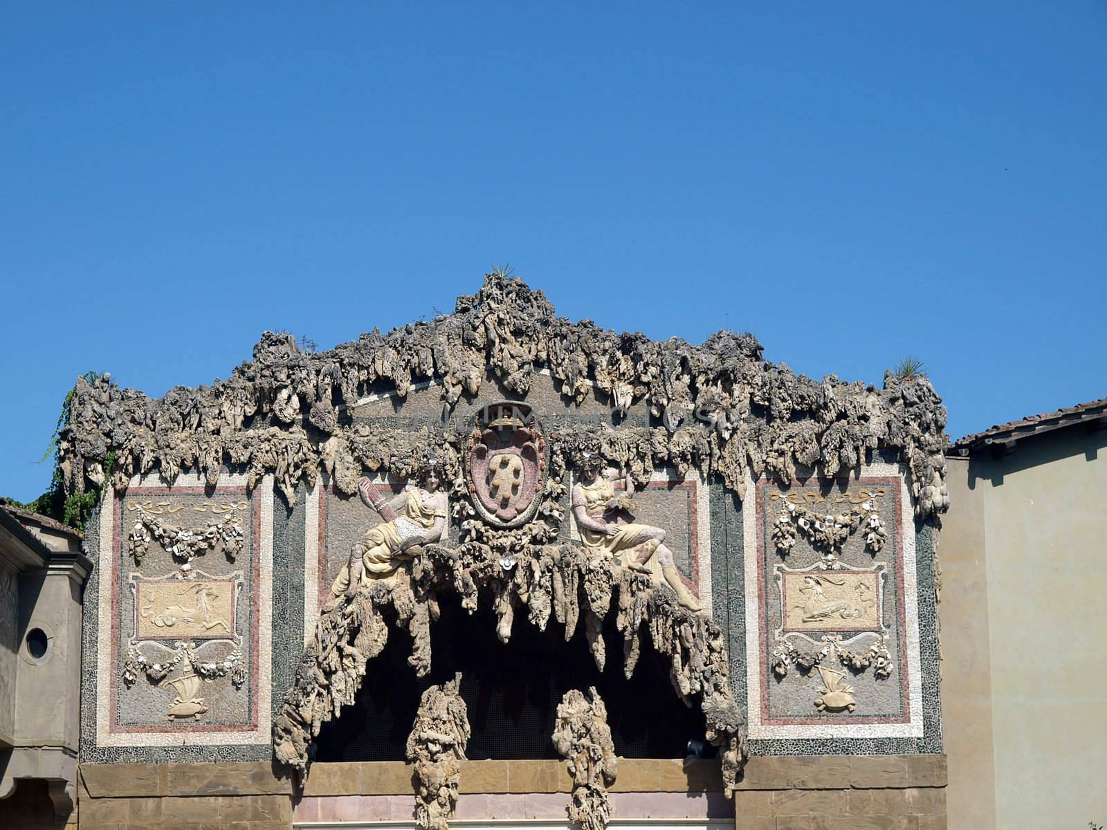 Florence - Grotto by Buontalenti in Boboli Gardens