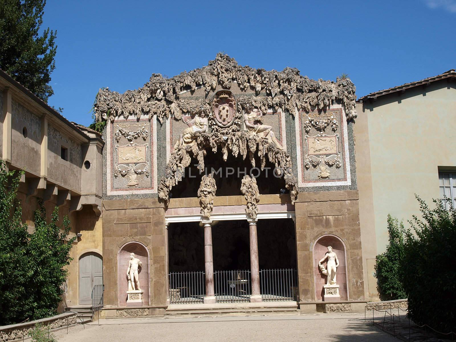 Florence - Grotto by Buontalenti in Boboli Gardens