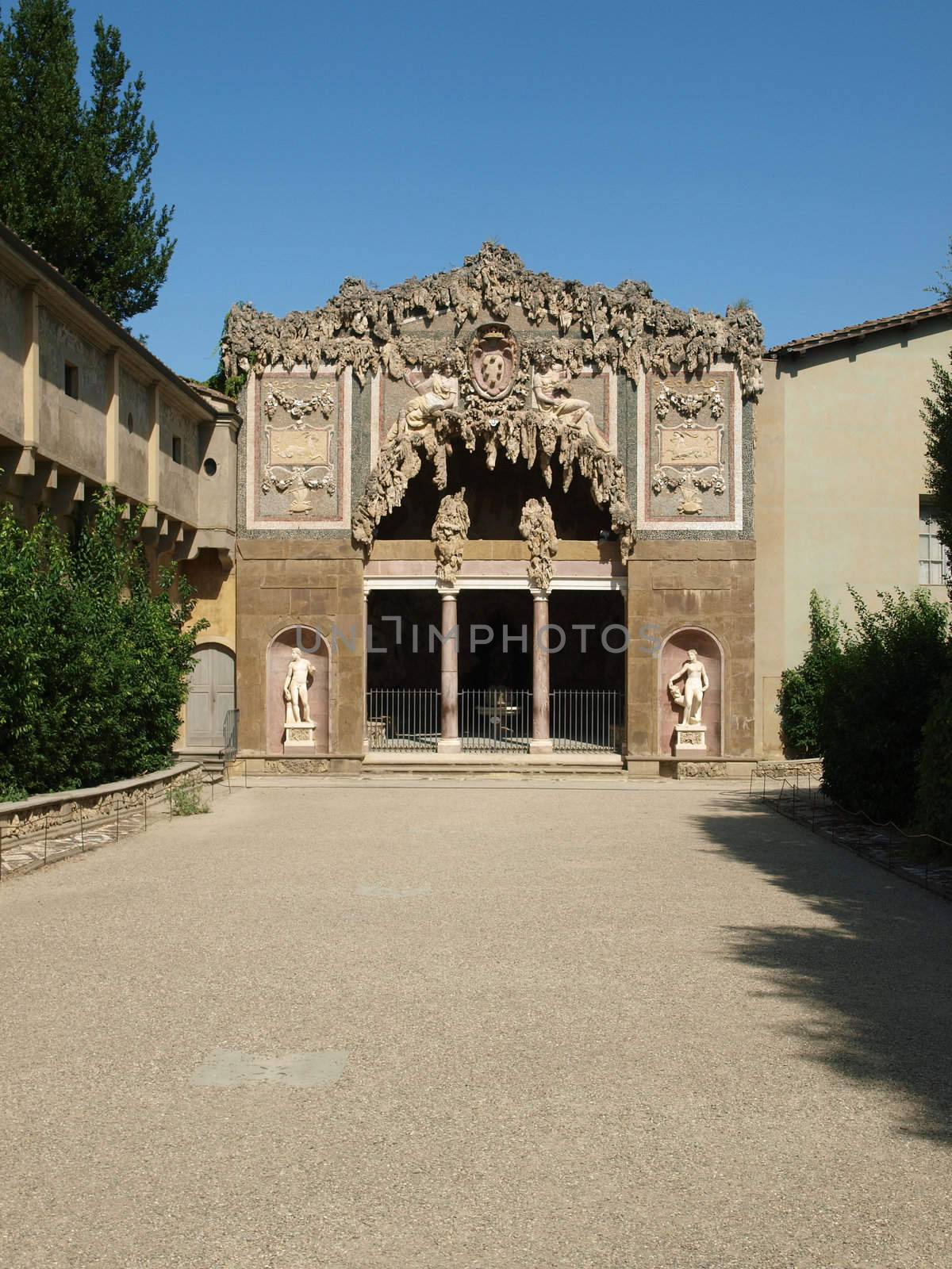 Florence - Grotto by Buontalenti in Boboli Gardens 