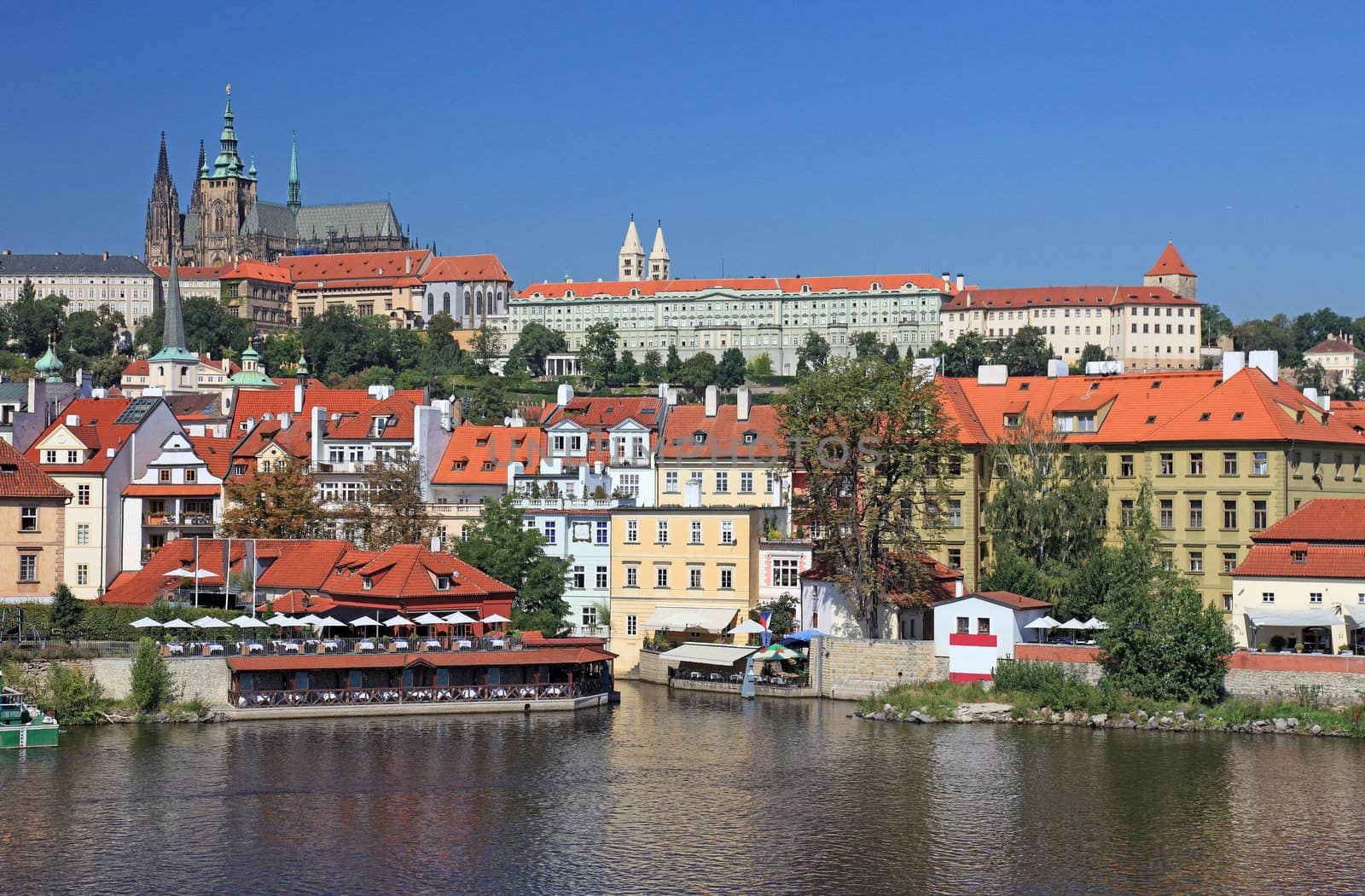 Beautiful cityscape of old Prague, Czech Republic.