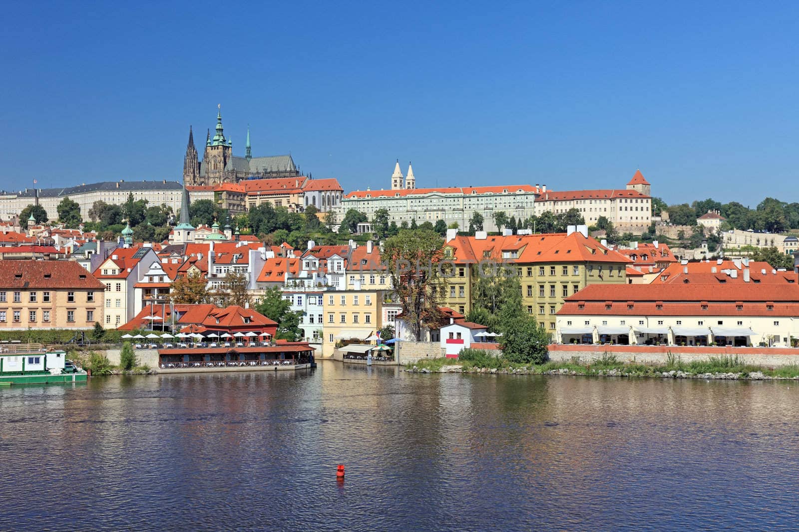 Beautiful cityscape of old Prague, capital of Czech Republic.