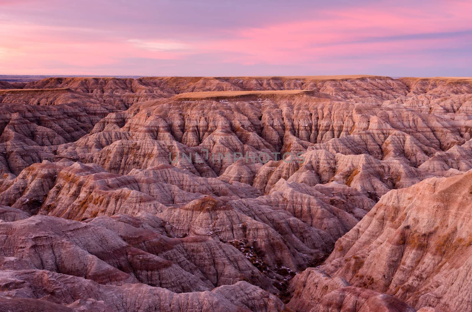 Burns Basin sunrise, Badlands National Park, South Dakota, USA by CharlesBolin