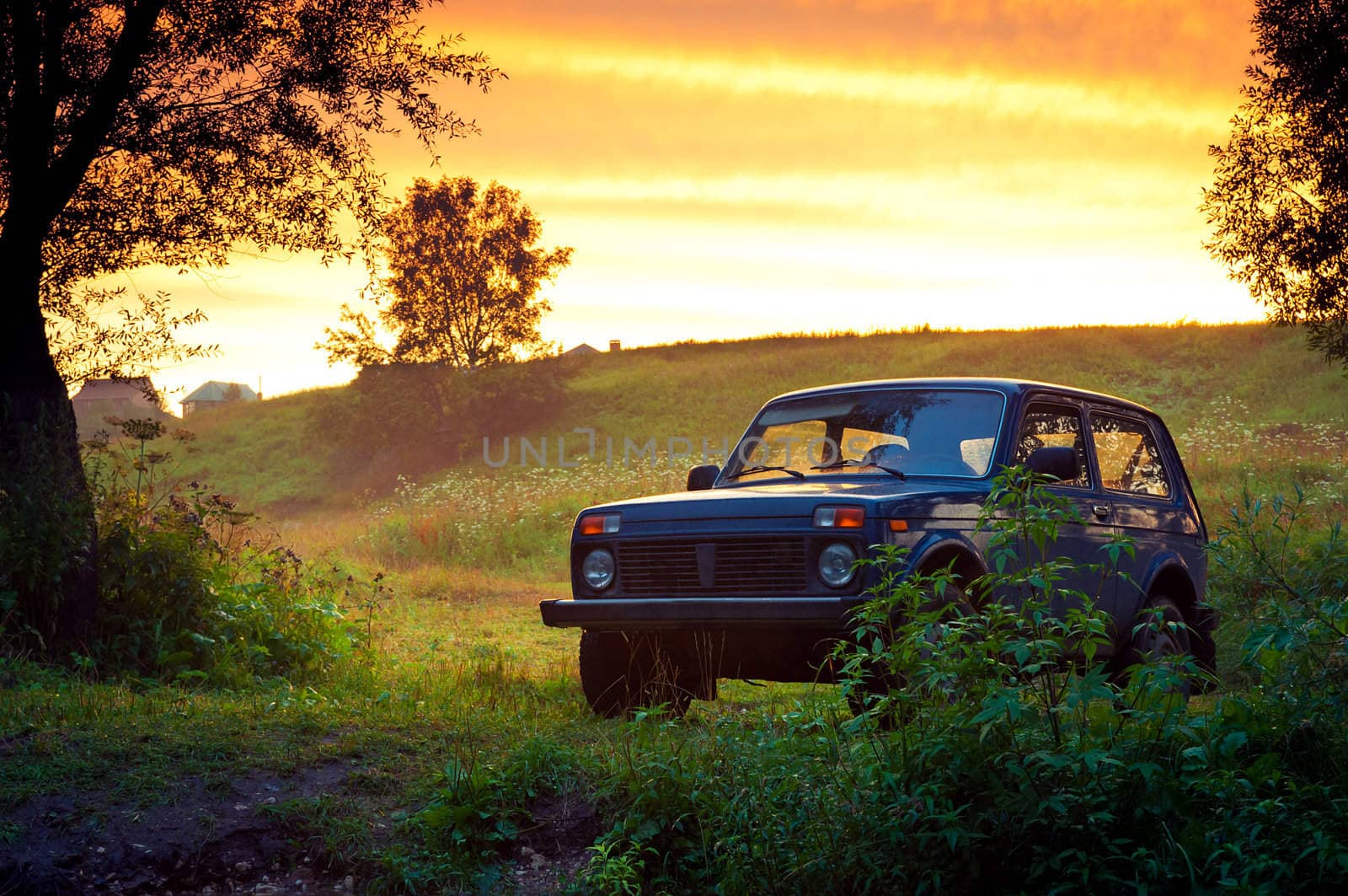 Old soviet car by nikolaydenisov