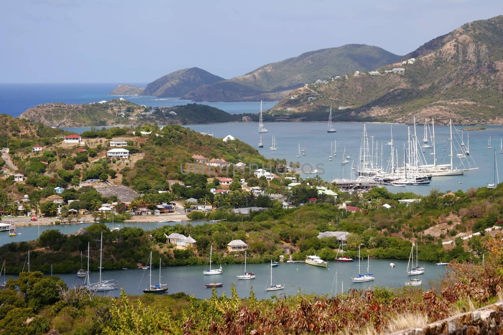 Falmouth bay and english harbour, Antigua by PixAchi