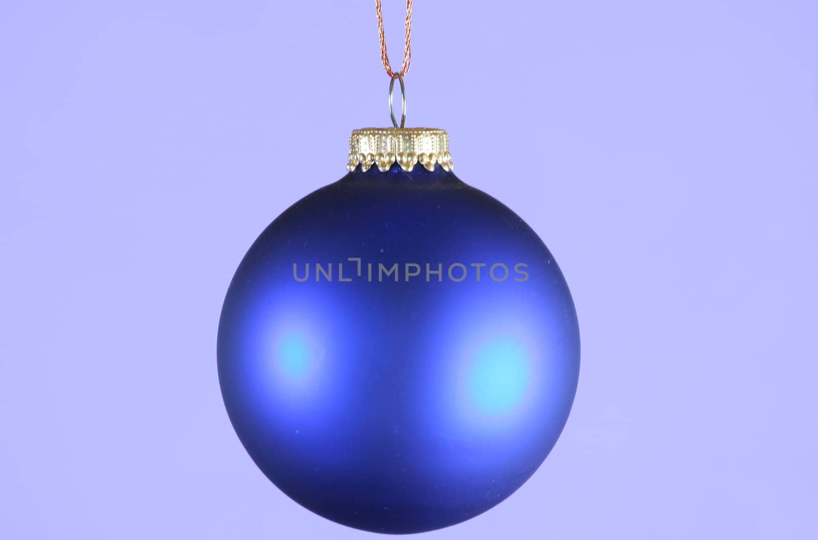Blue ornament on light blue background.