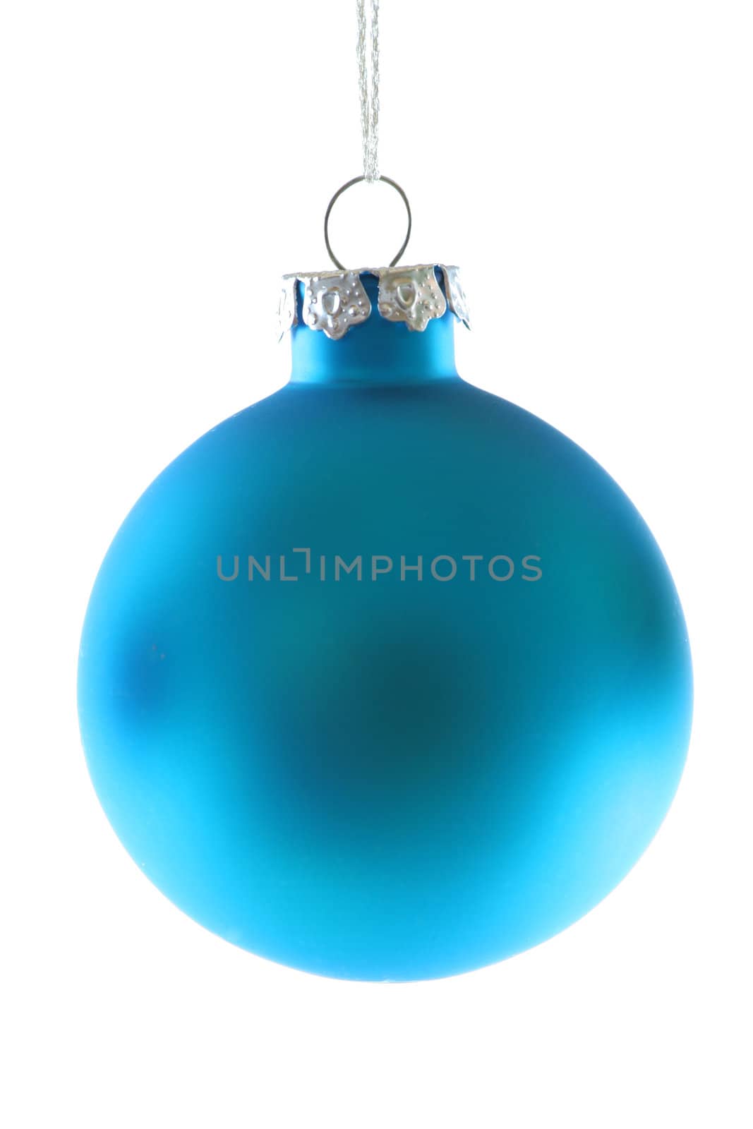 Sky Blue  ornament isolated on white background.