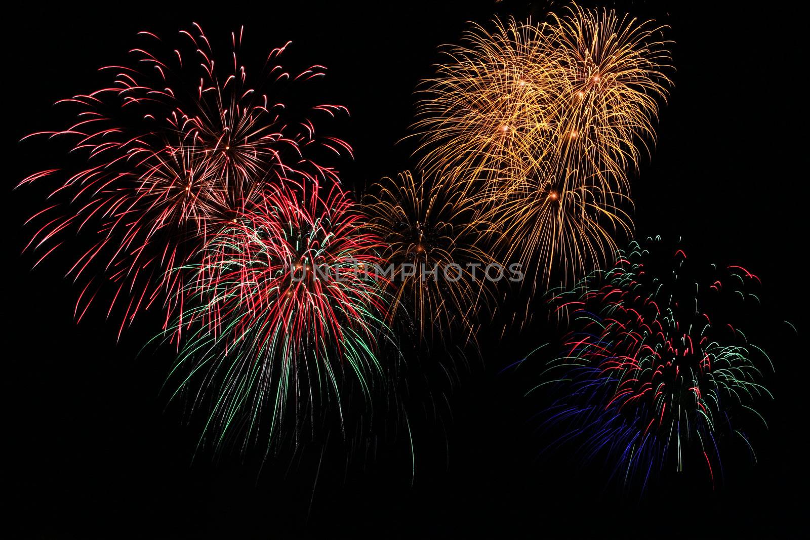 fireworks display by sumos