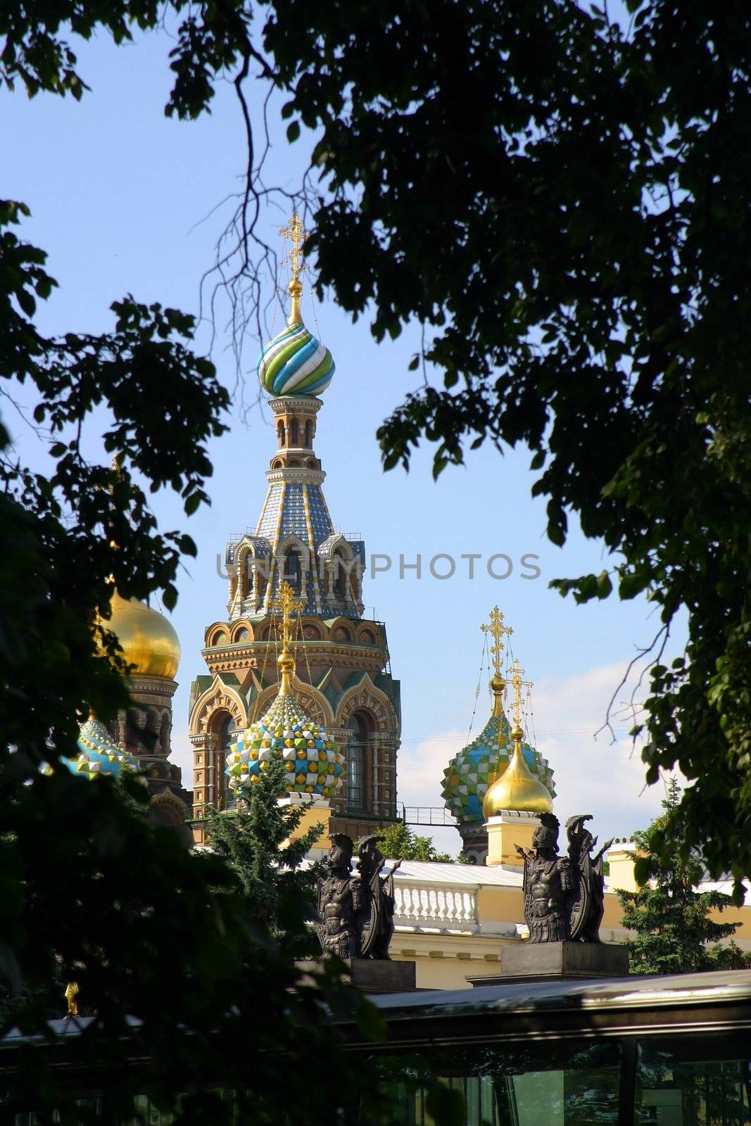 Spas-na-krovi cathedral from St. Petersburg, Russia.