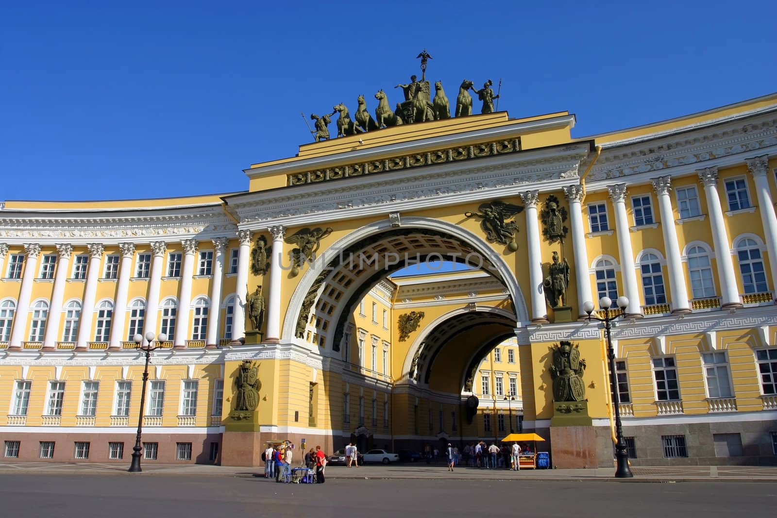 General Army Staff Building in Saint Petersburg, Russia.