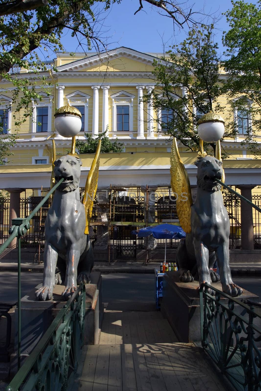 Lion's Bridge from Saint Petersburg