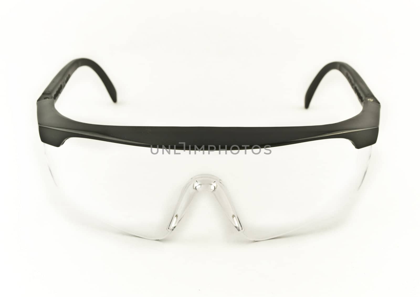 Safety Goggles on White Background by bobbigmac