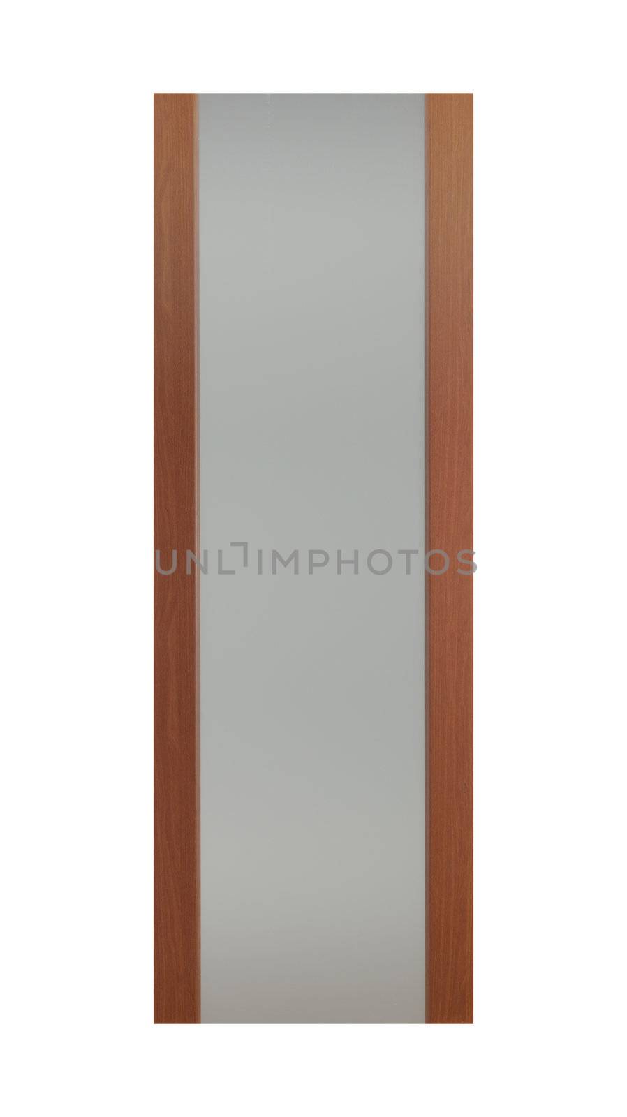 Common house interior door isolated on white background