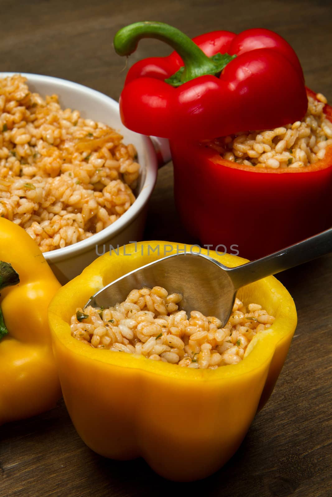 peppers stuffed with rice by lsantilli