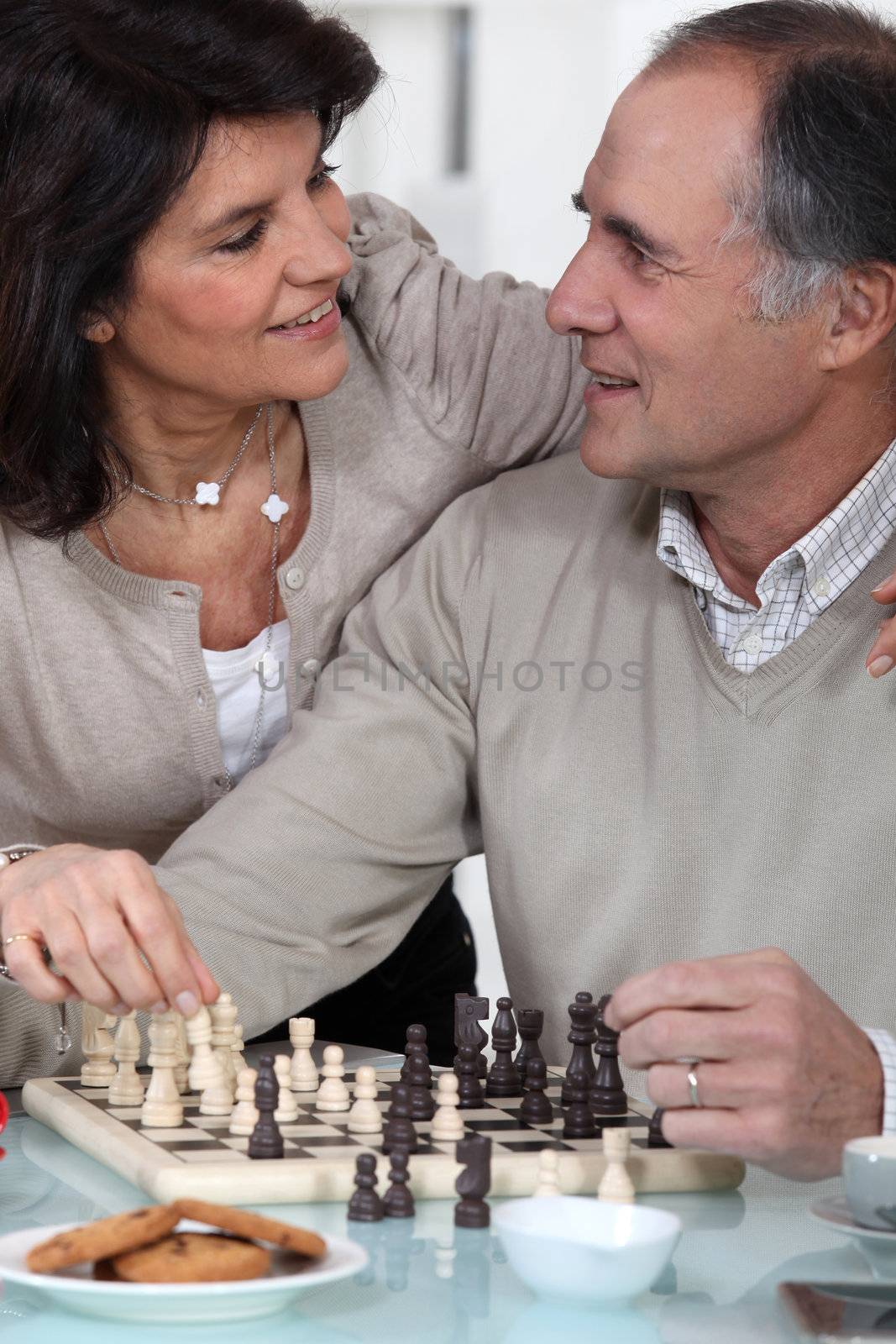 mature chessplayer and wife by phovoir