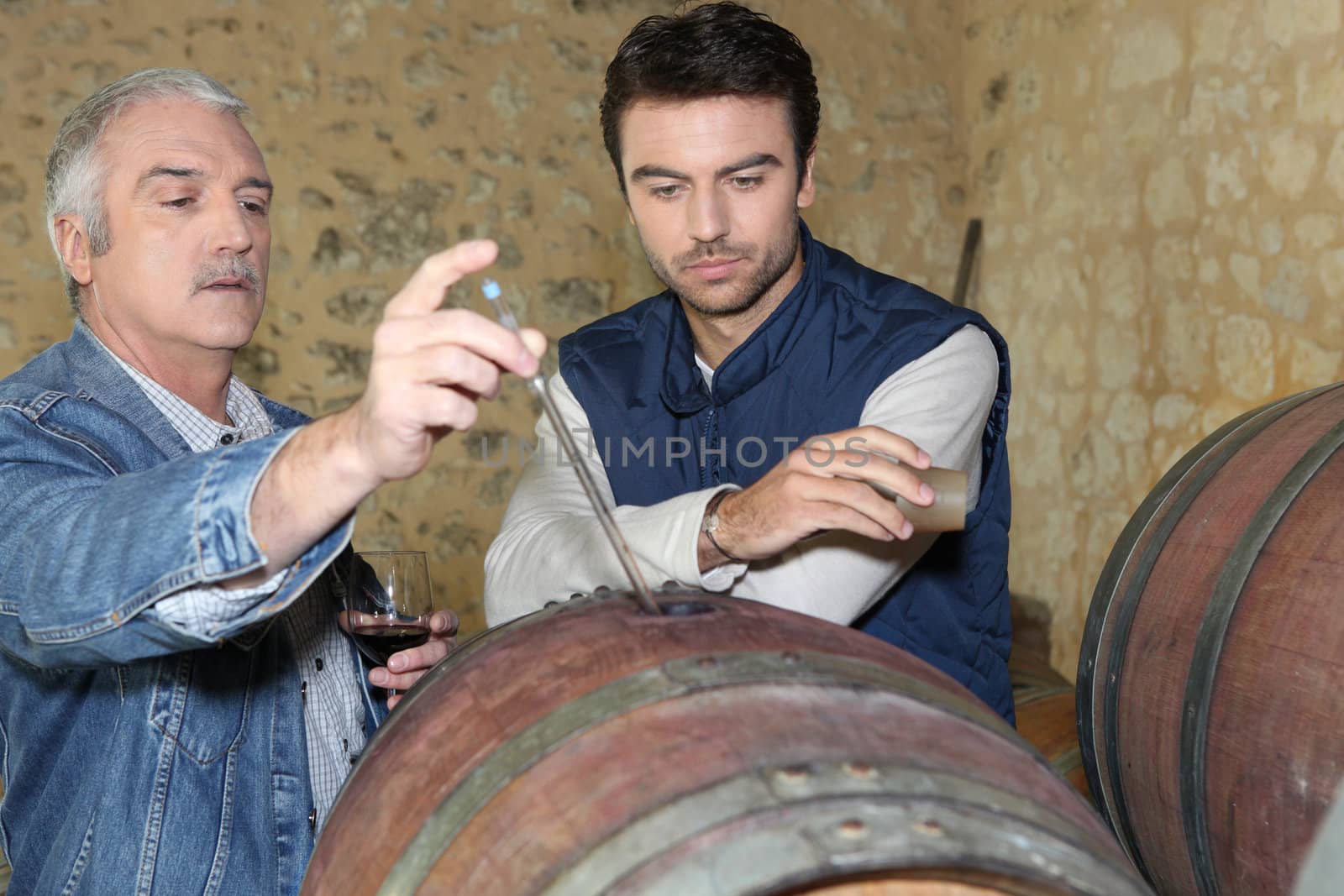 an oenologist and a wine producer by phovoir