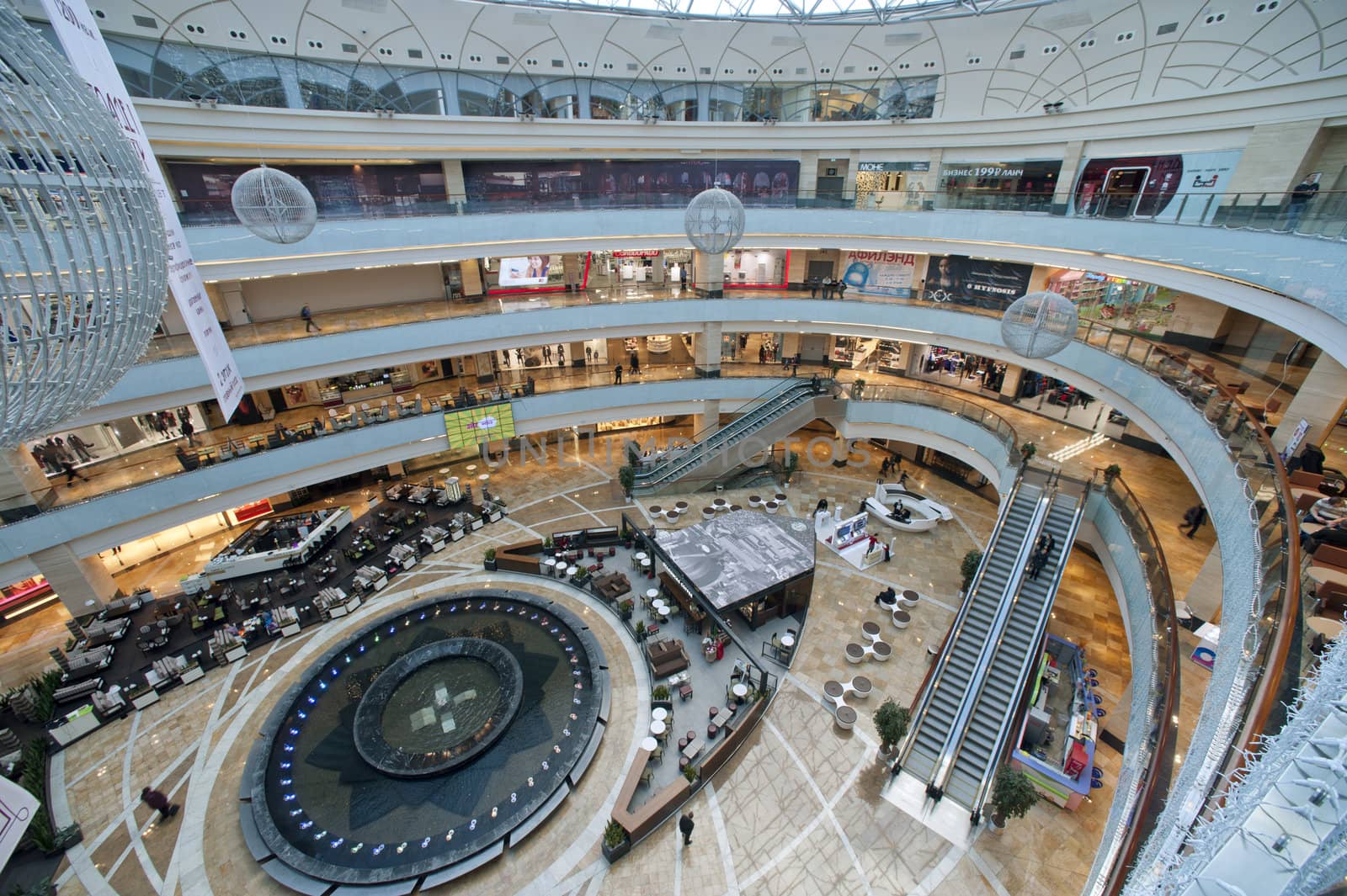 Bigest Moscow shopping center Afi Mall