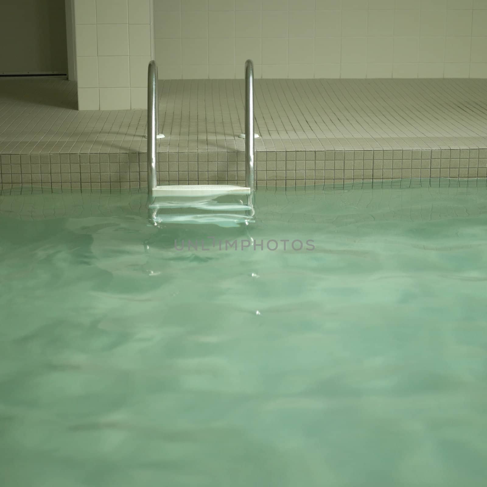 Indoor pool and ladder