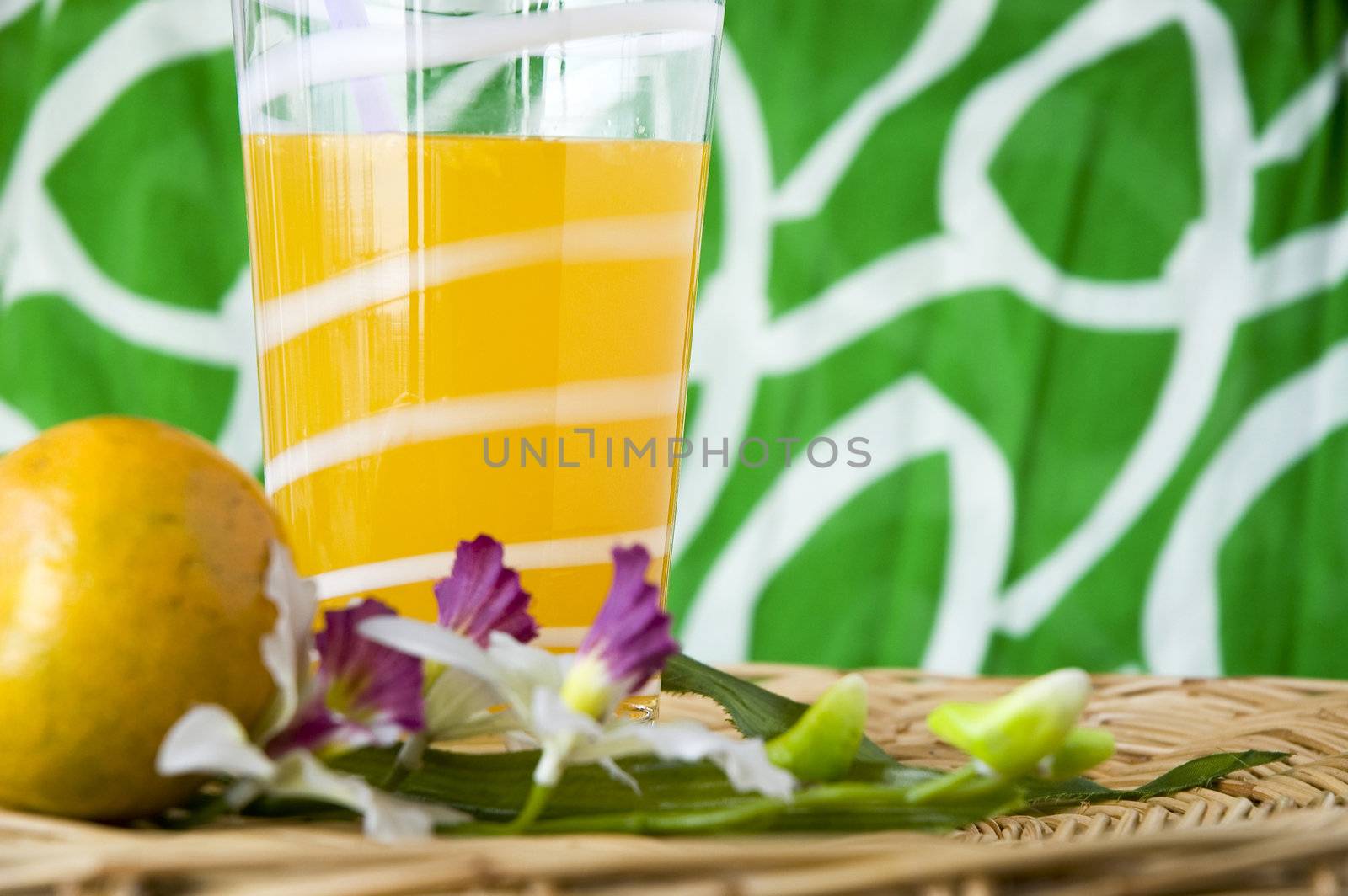 glass of juice by daniaphoto