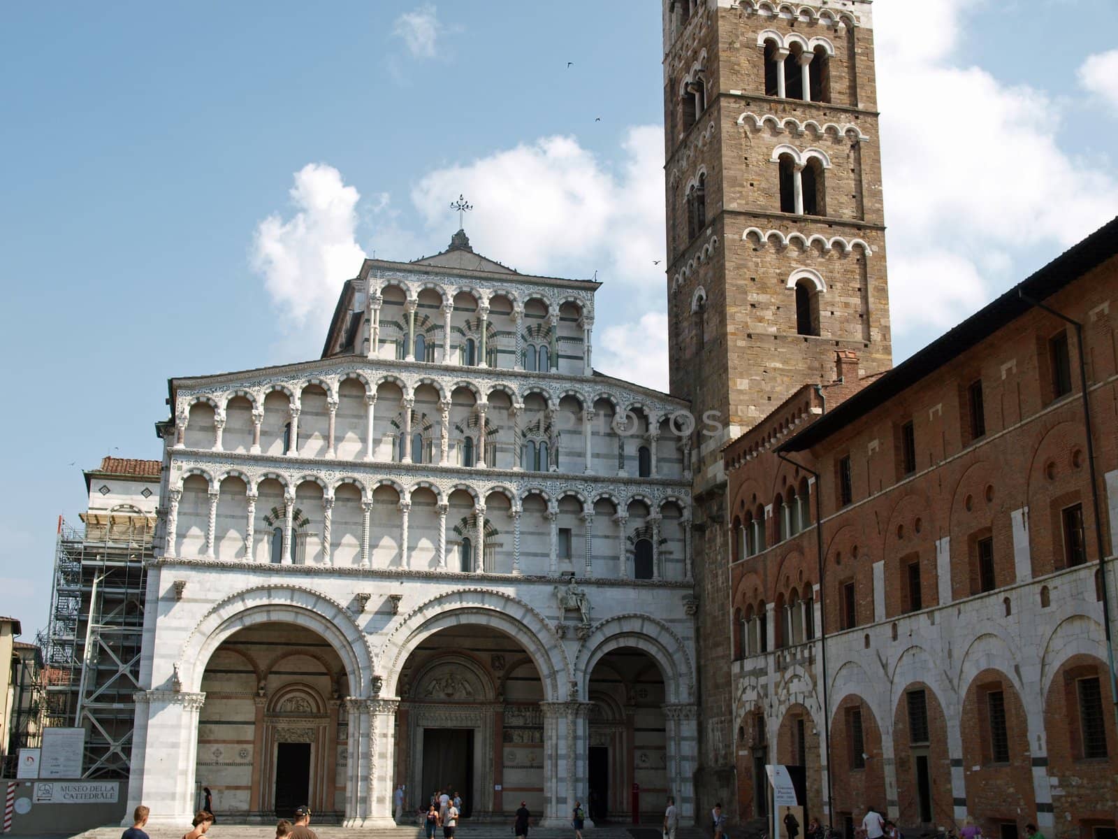 Lucca - view of St Martin's Cathedral facade