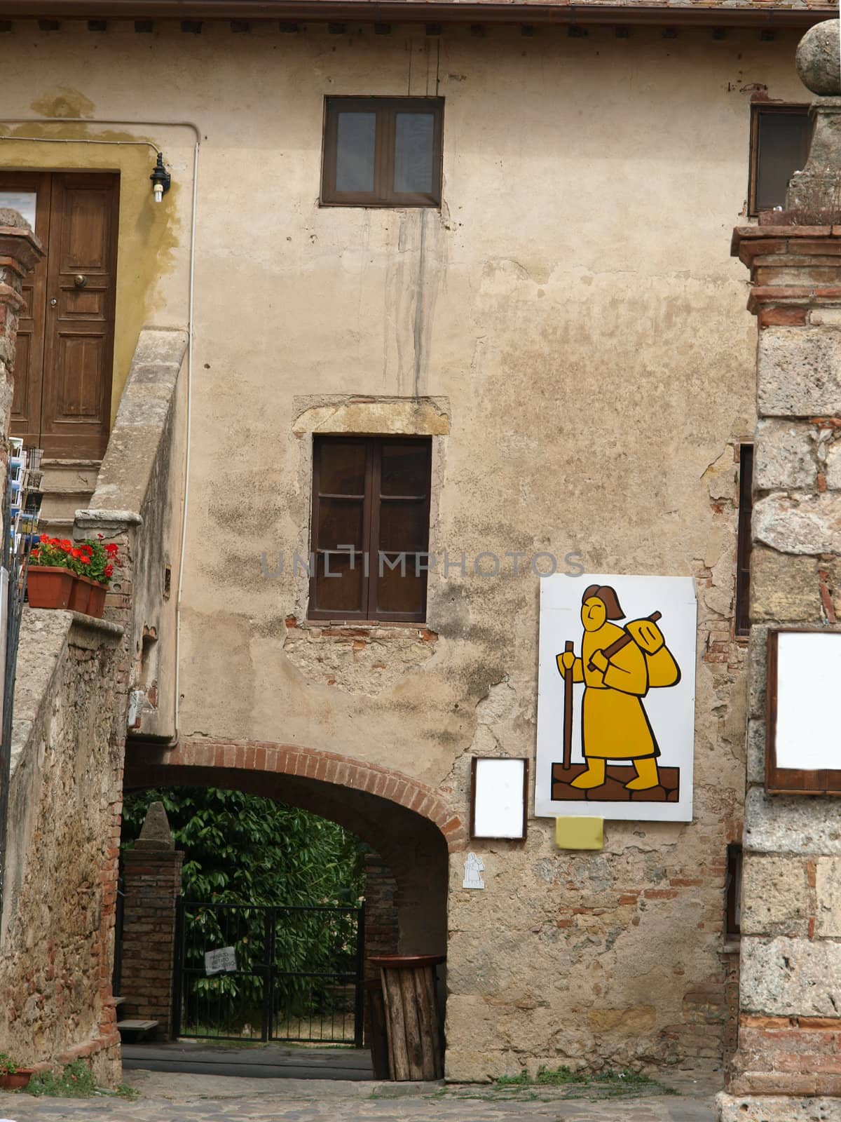 Monteriggioni, medieval village in Tuscany