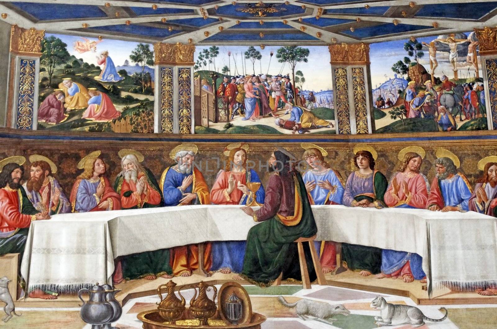 The Last Supper in Sistine Chapel, Vatican City