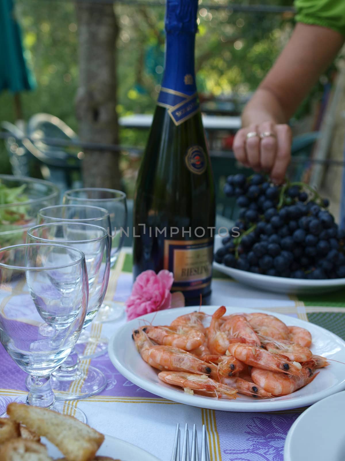 A delicious meal waiting for guests