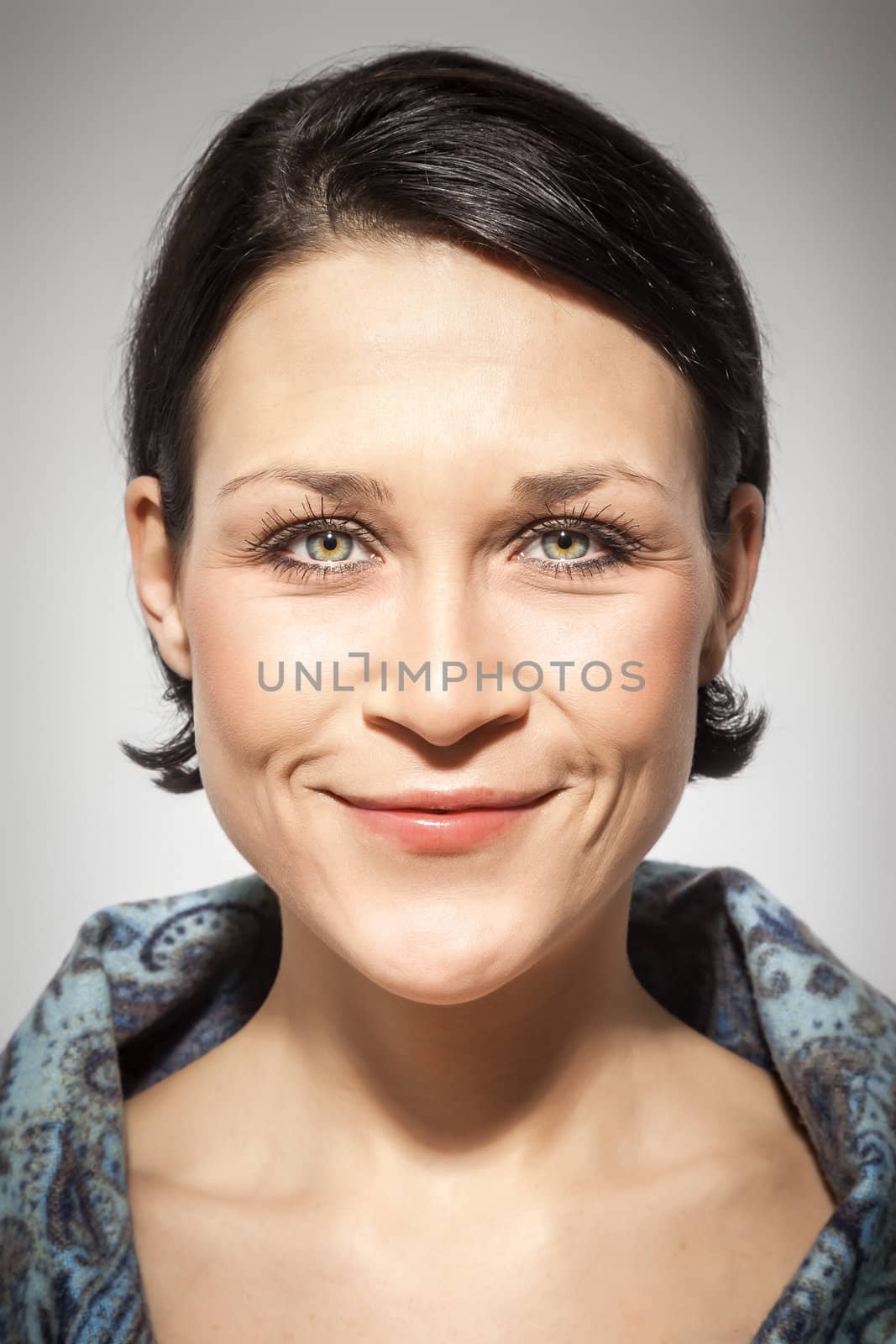 An image of a beautiful smiling woman