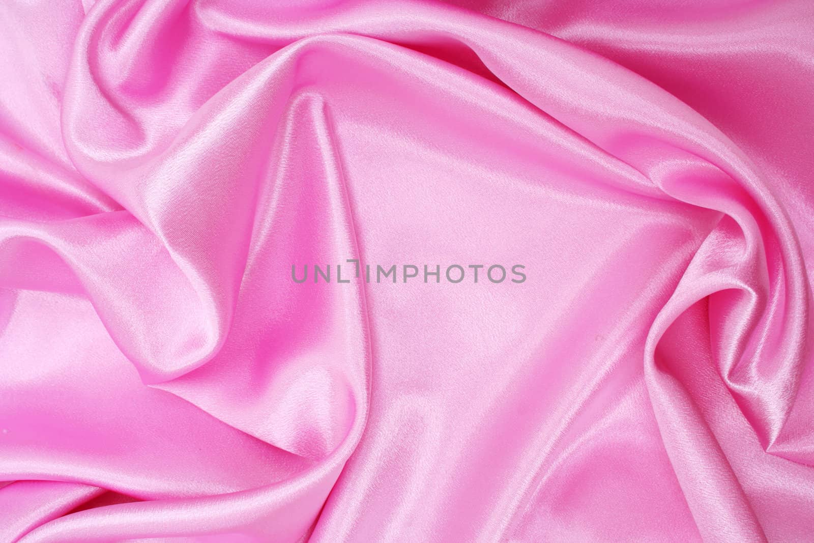Smooth elegant pink silk can use as background 
