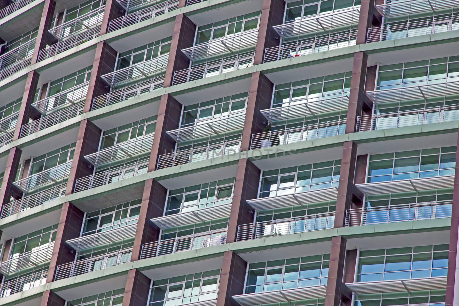 Portugal. High apartment building in Lisbon