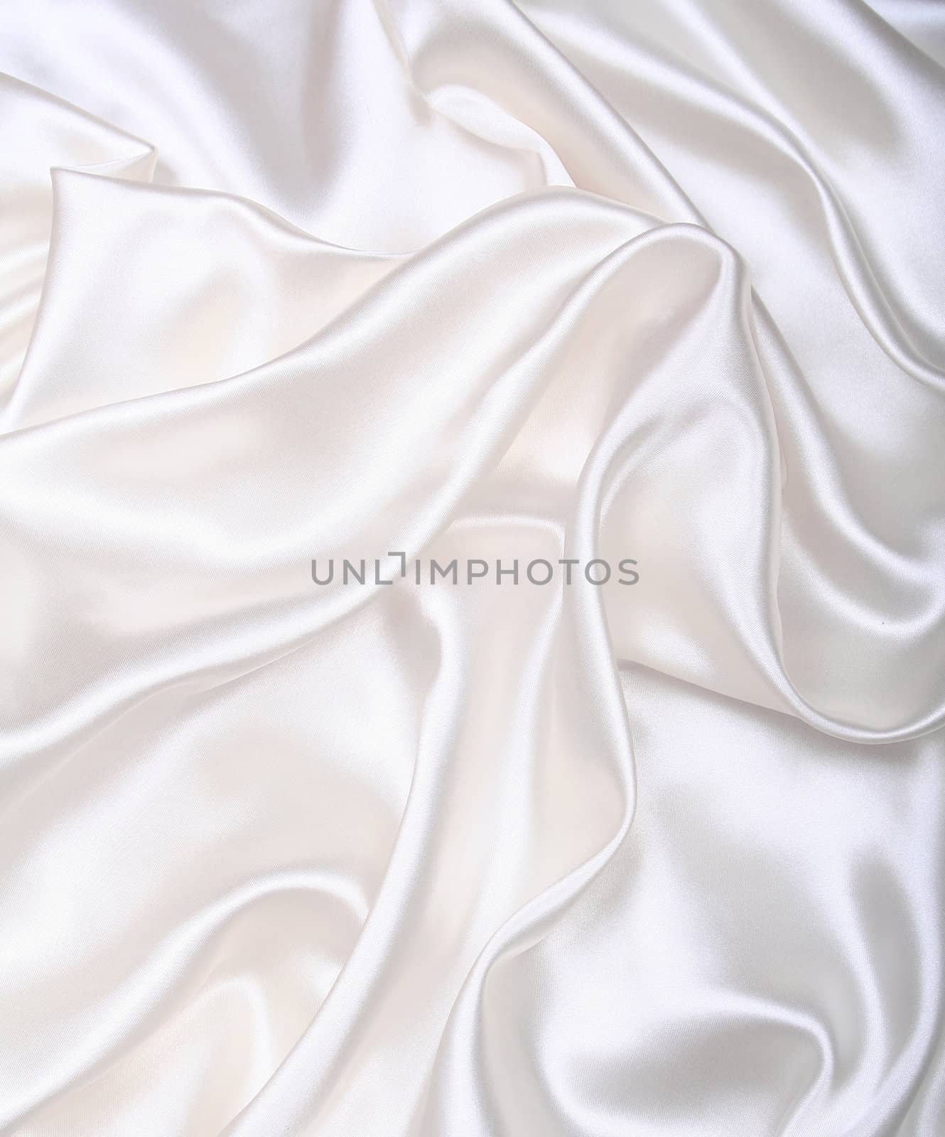 Smooth elegant white silk can use as background 