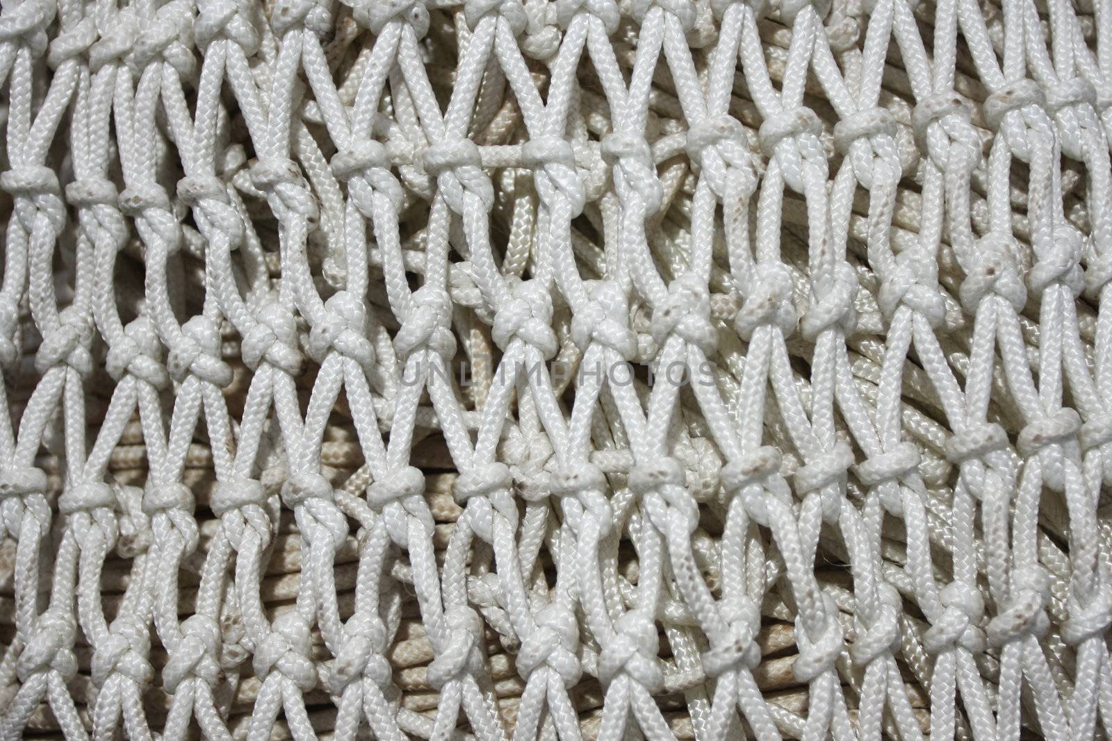 white fishing net, perfect for designs or backgrounds