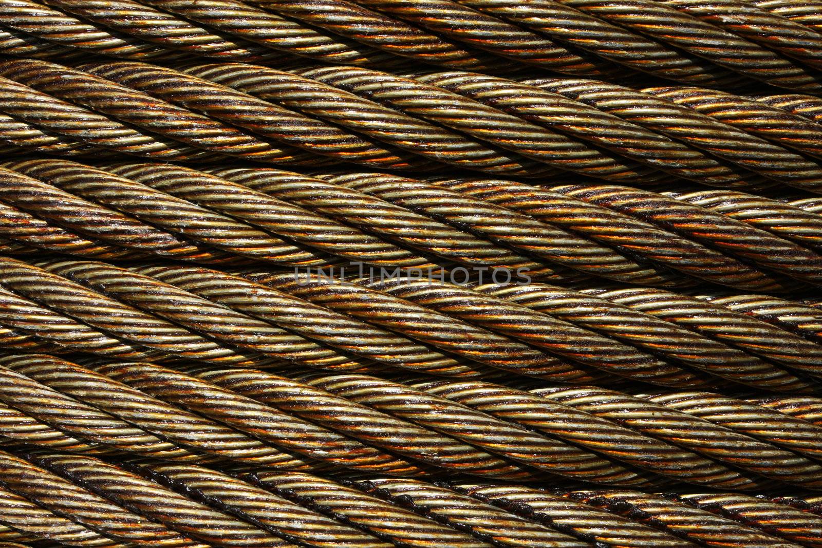 close up of big metal wire fantastic texture and detail, perfect for designs or backgrounds