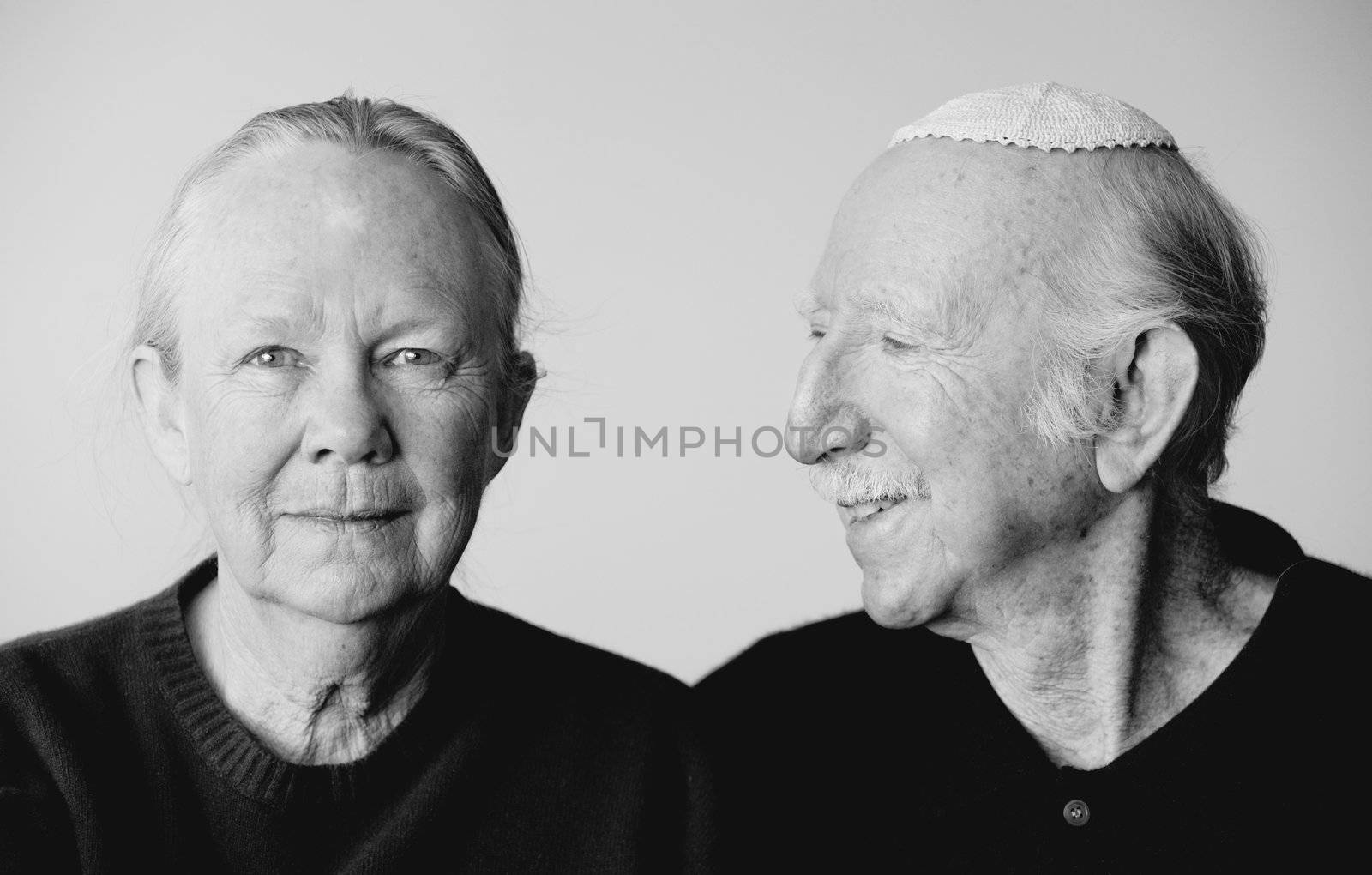 Eldery Jewish Couple by Creatista