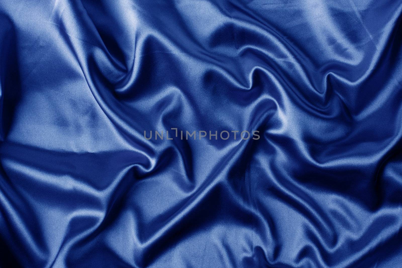 Luscious blue satin, curvy and soft looking, fantastic for backgrounds