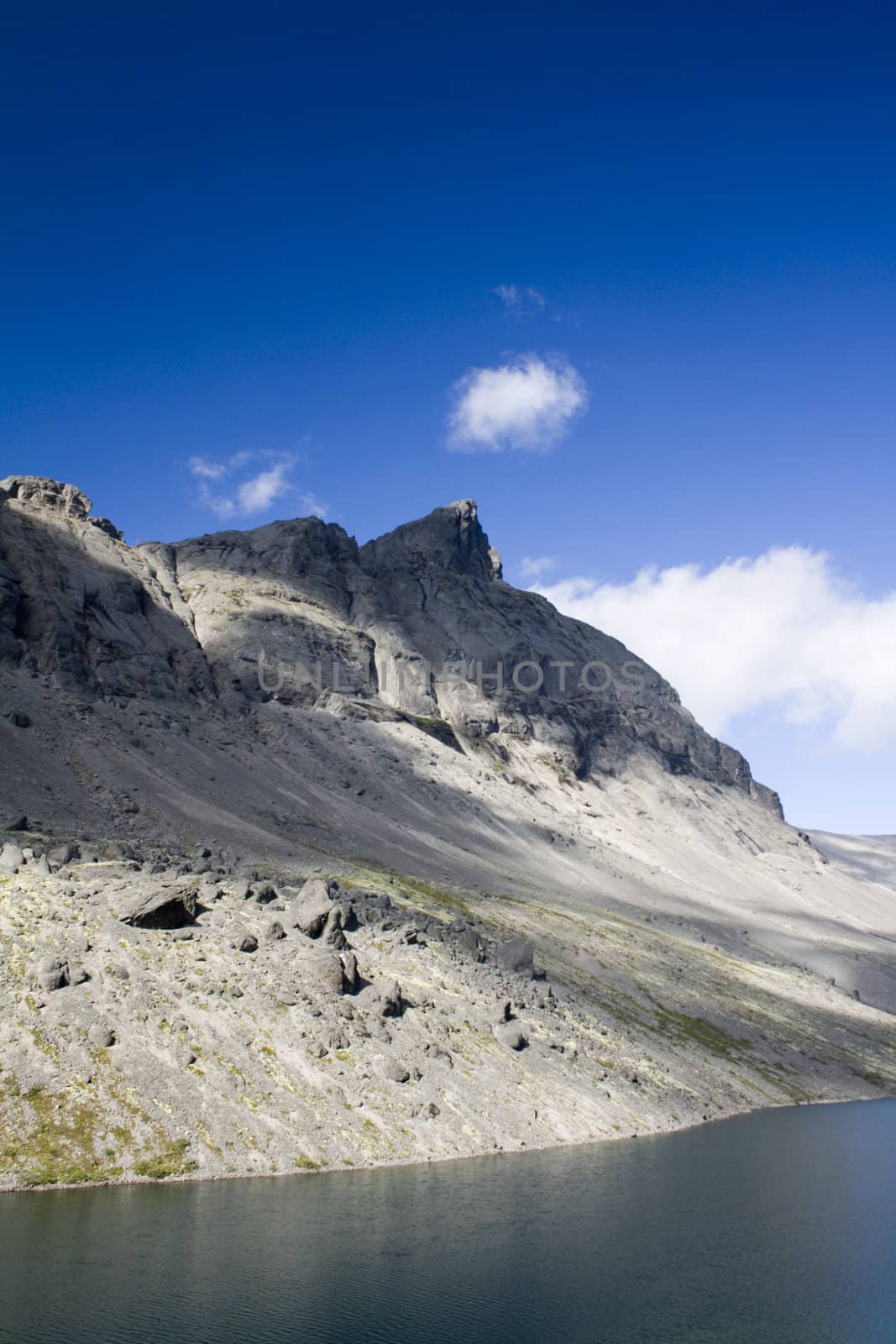 Mountains Hibiny, summer, lake, sky, cloud