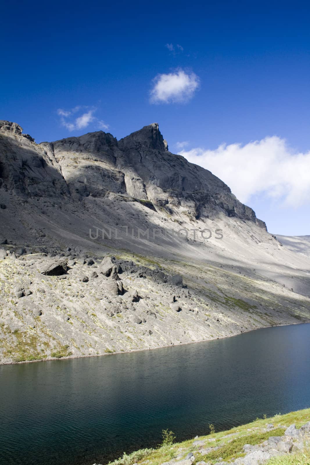 Mountains Hibiny, summer, lake, sky, cloud