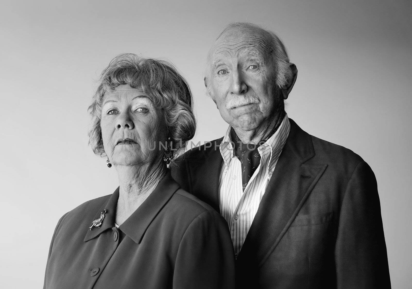 Snooty Senior Couple by Creatista