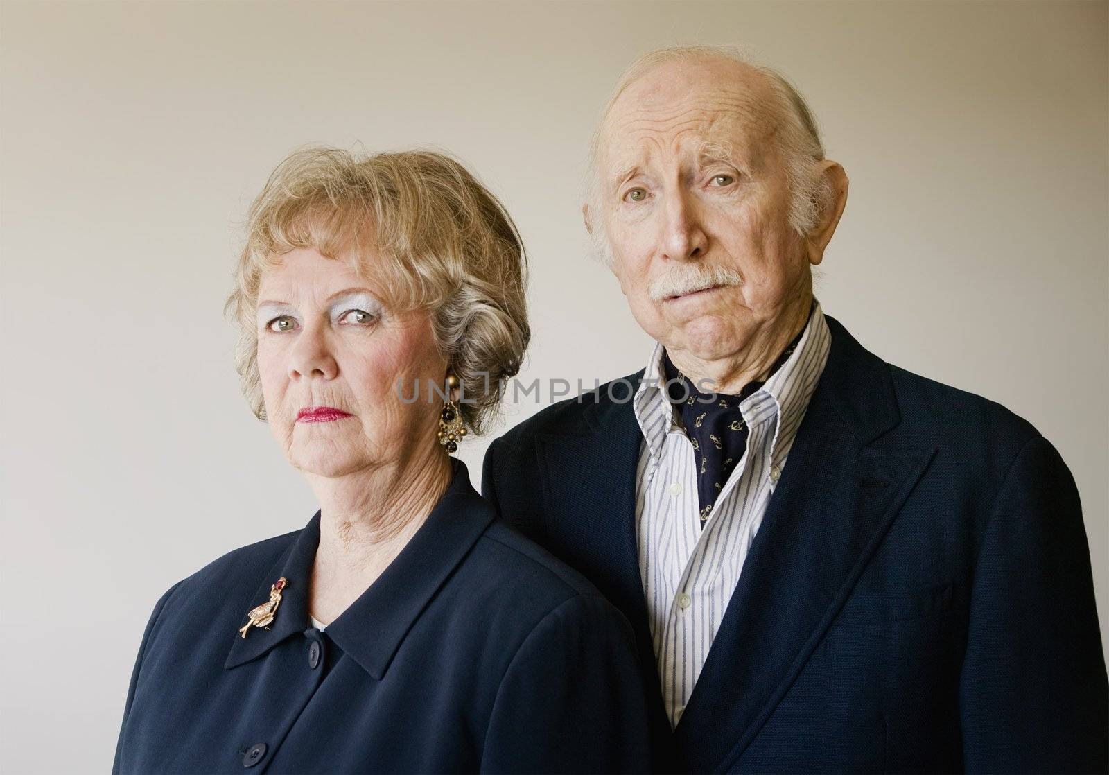 Snooty Senior Couple with Strong Woman by Creatista