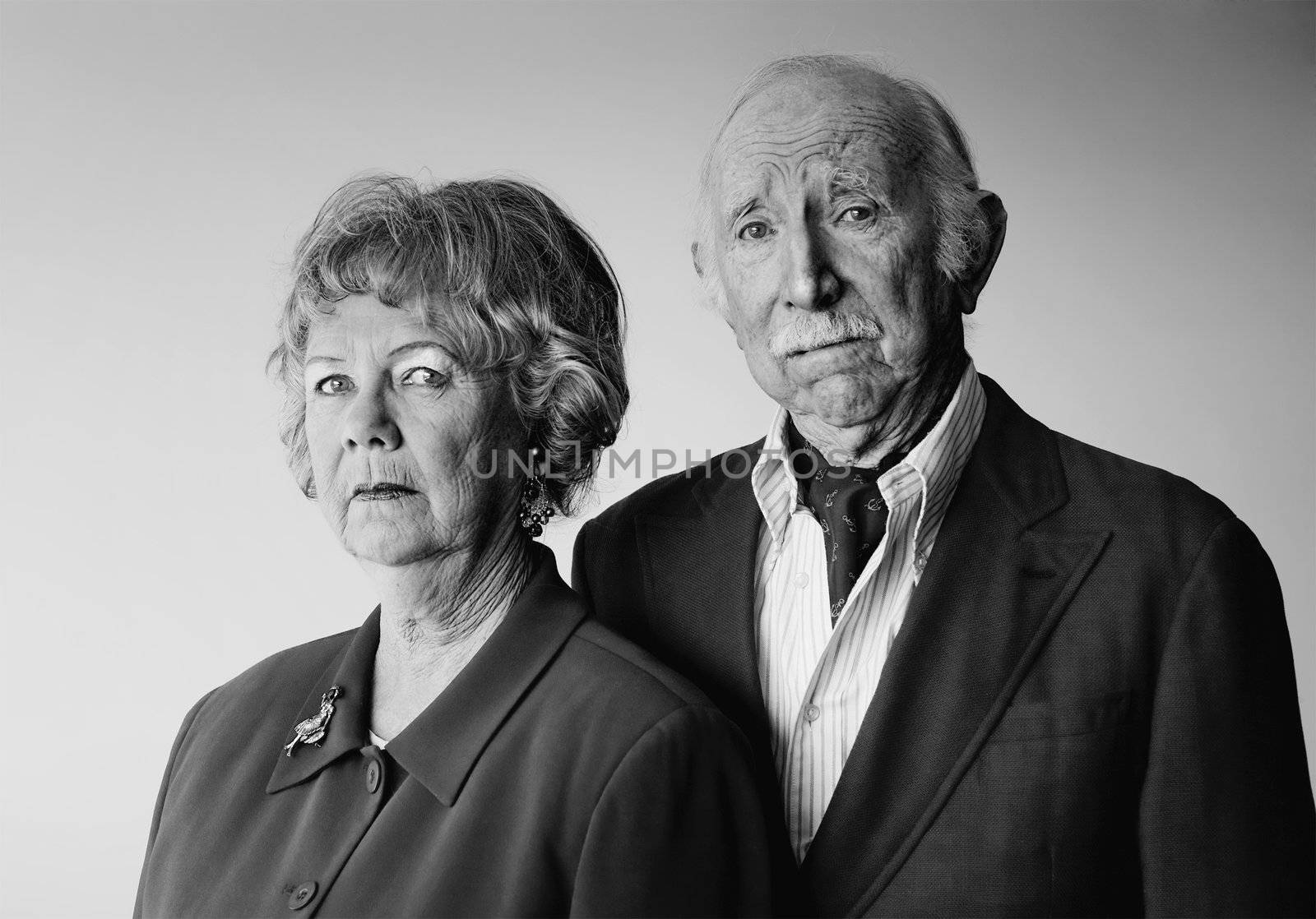 Snooty Senior Couple with Strong Woman by Creatista