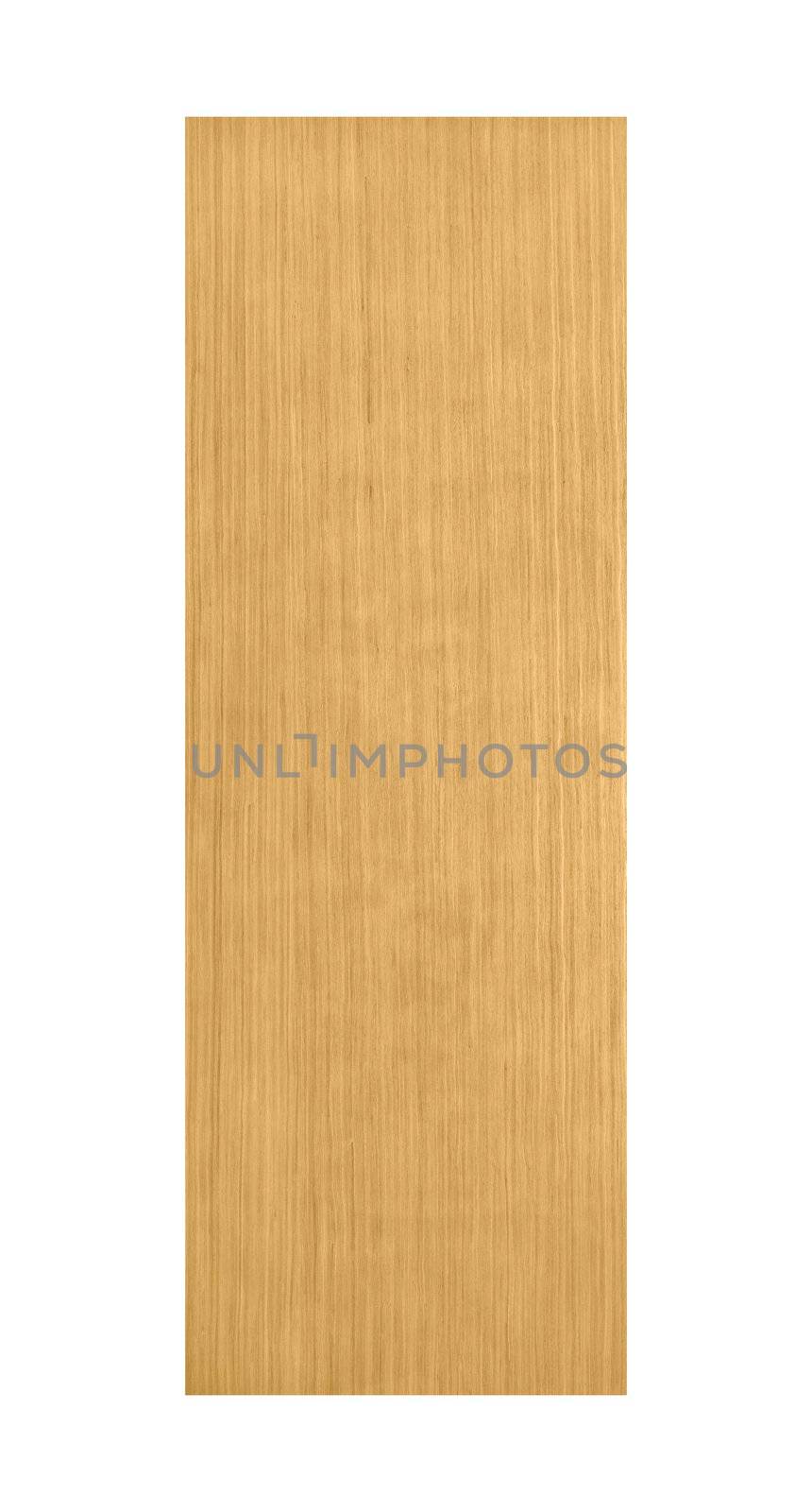 Common house interior door isolated on white background