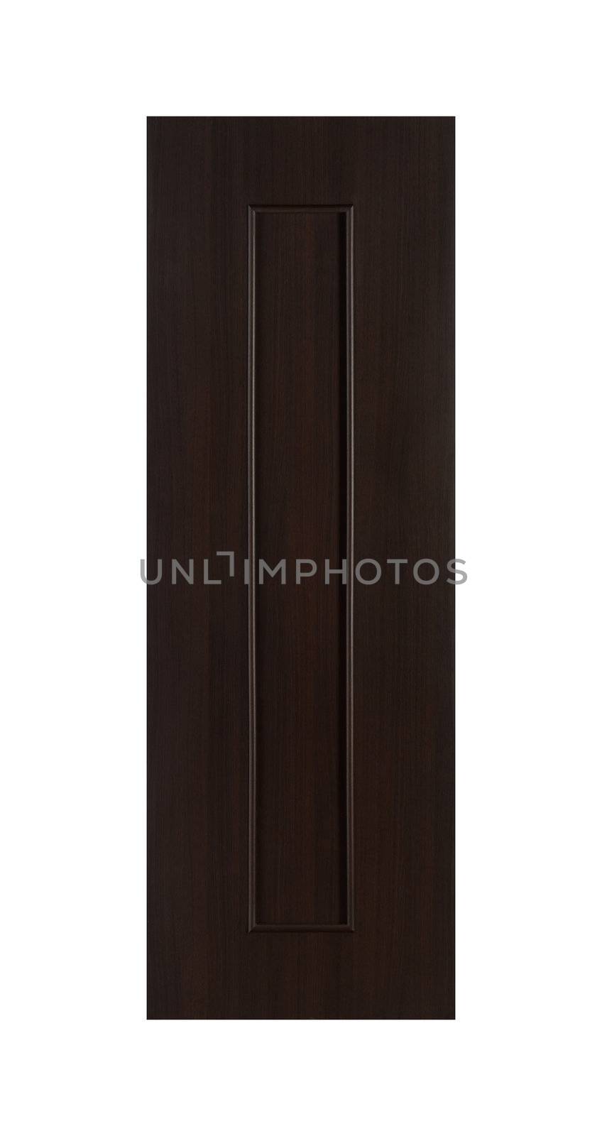 Common house interior door isolated on white background