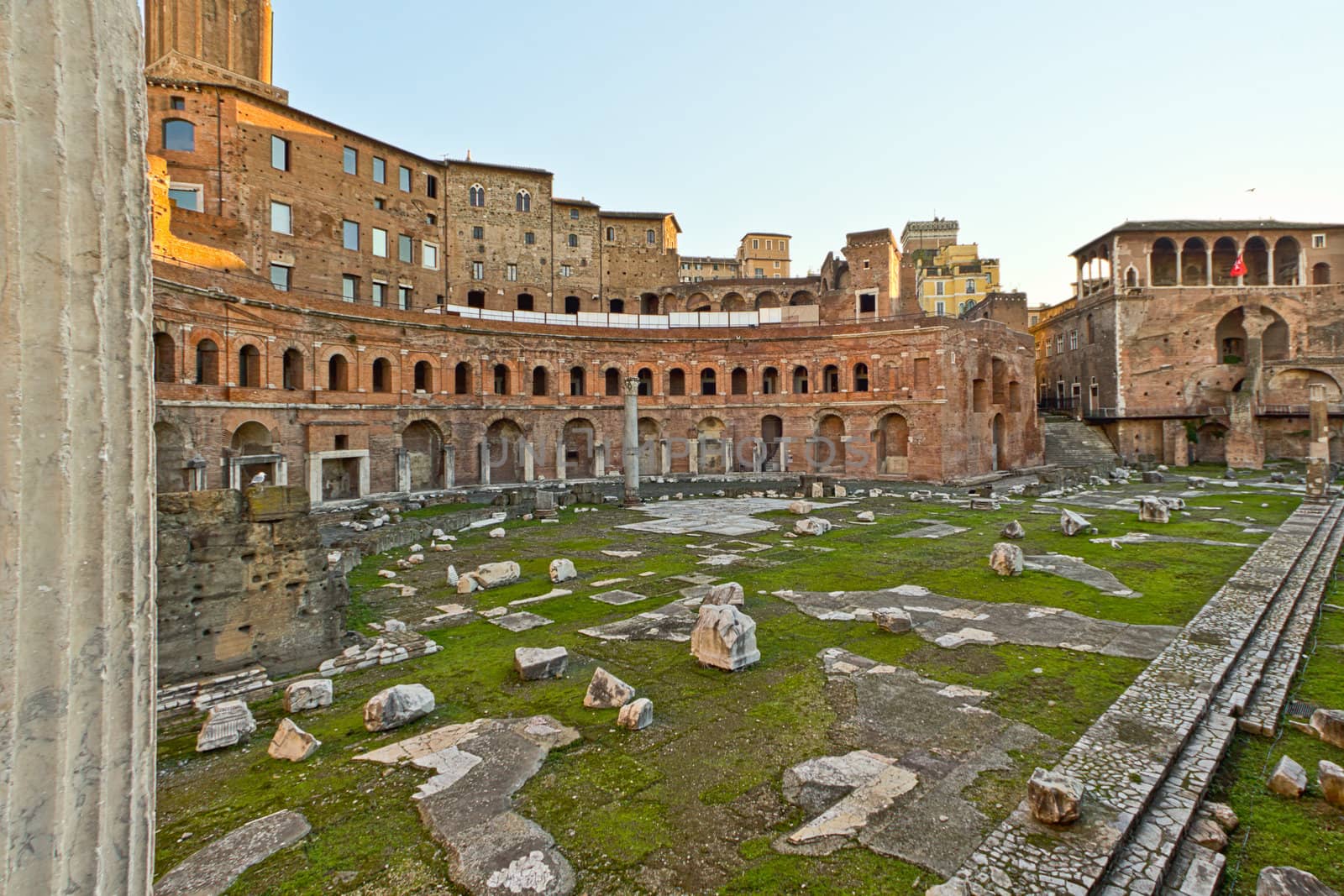 One of the many ancient historical places to see in the city of Rome