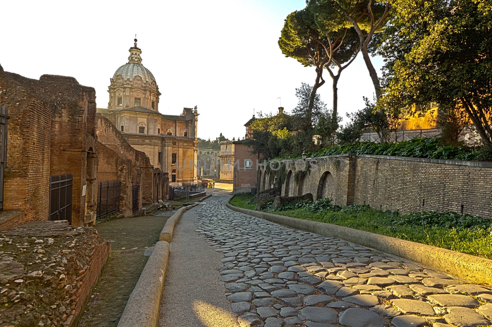 One of the many ancient historical places to see in the city of Rome