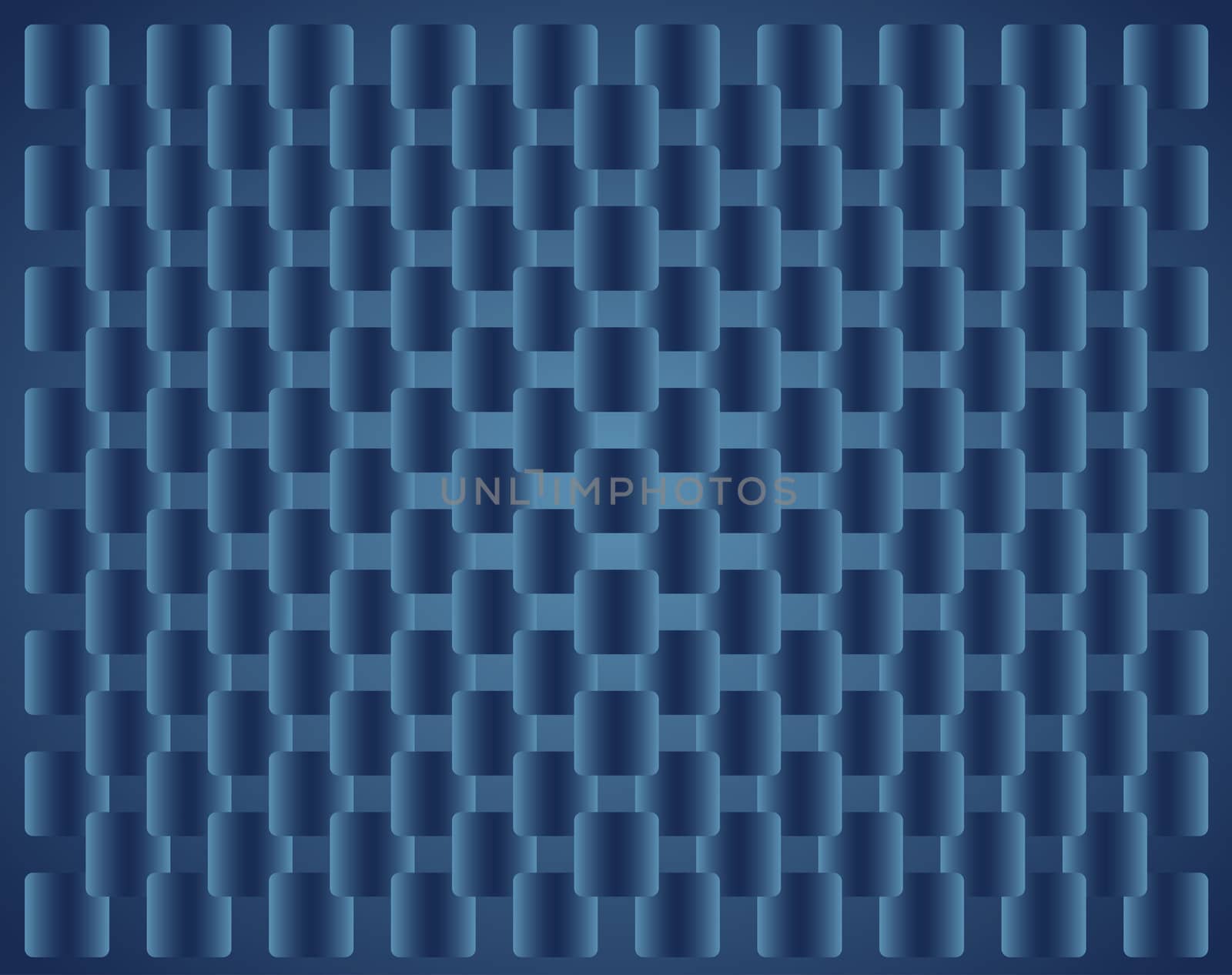 background of blue squares with rounded corners evenly by spaced