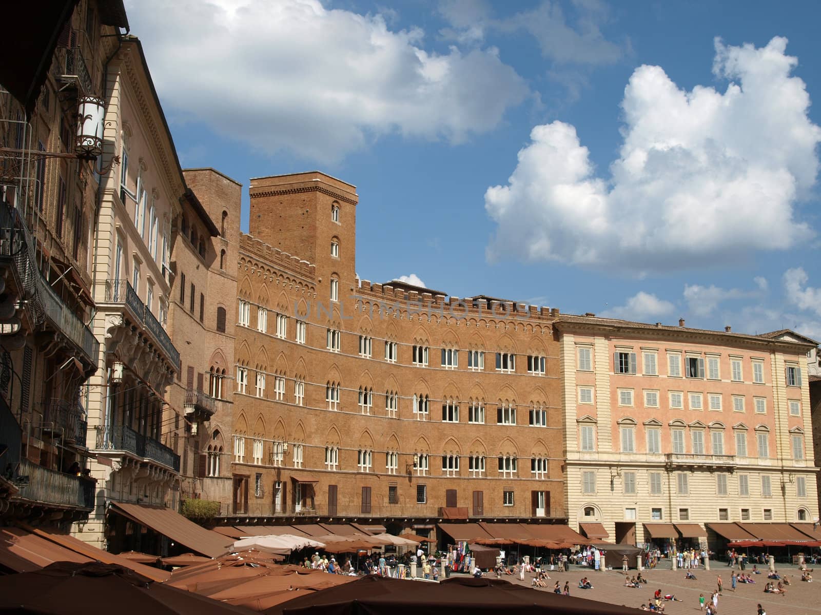 Siena - Piazza del Campo and Palazzo Sansedoni