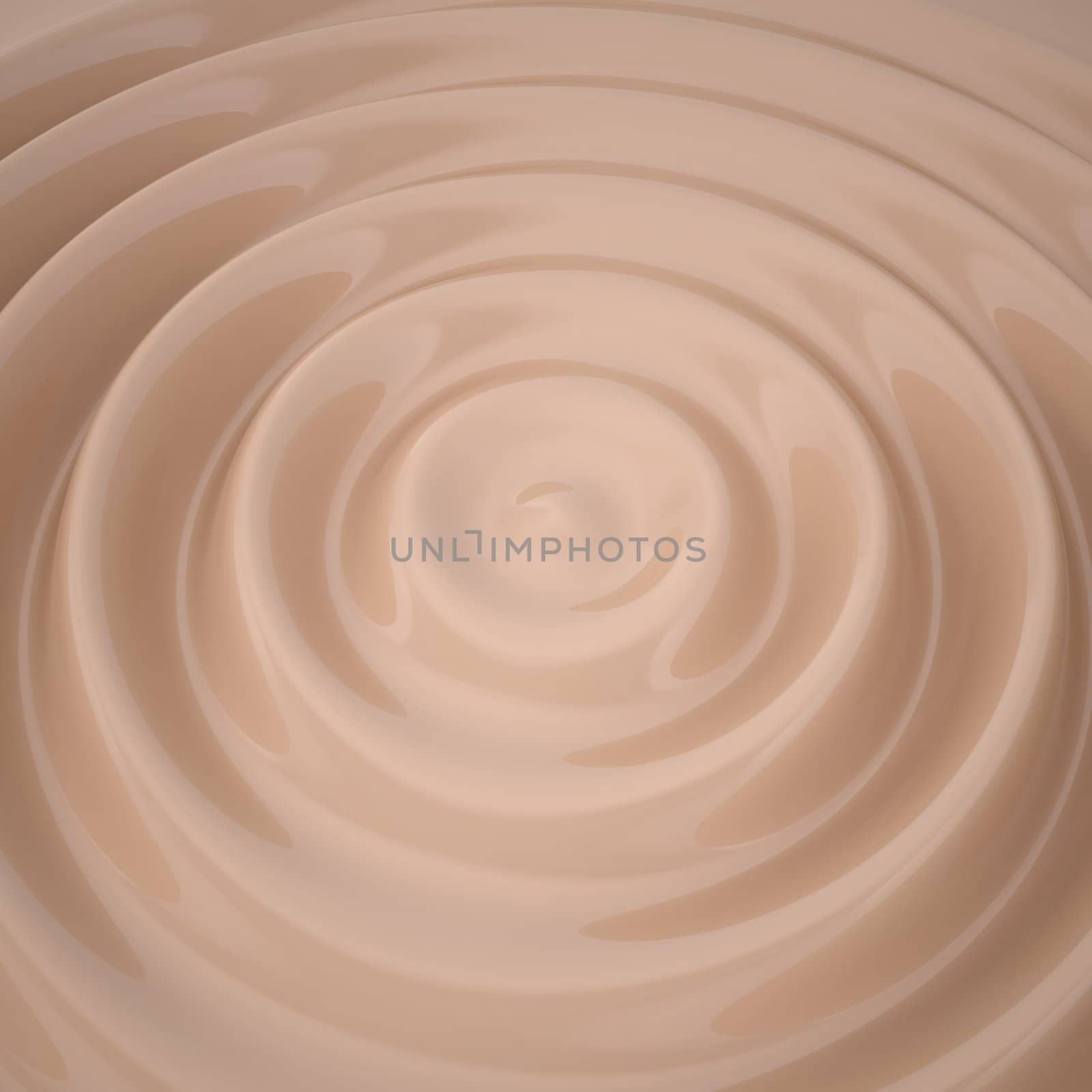 Waves on the surface of the chocolate by cherezoff