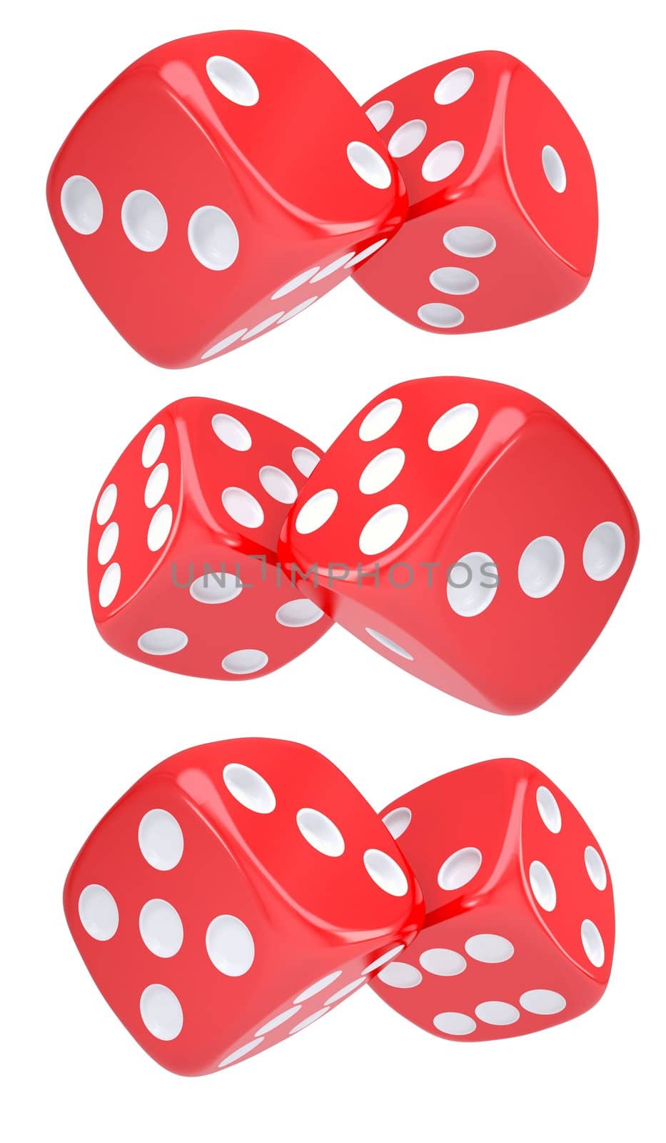 Red dice by cherezoff