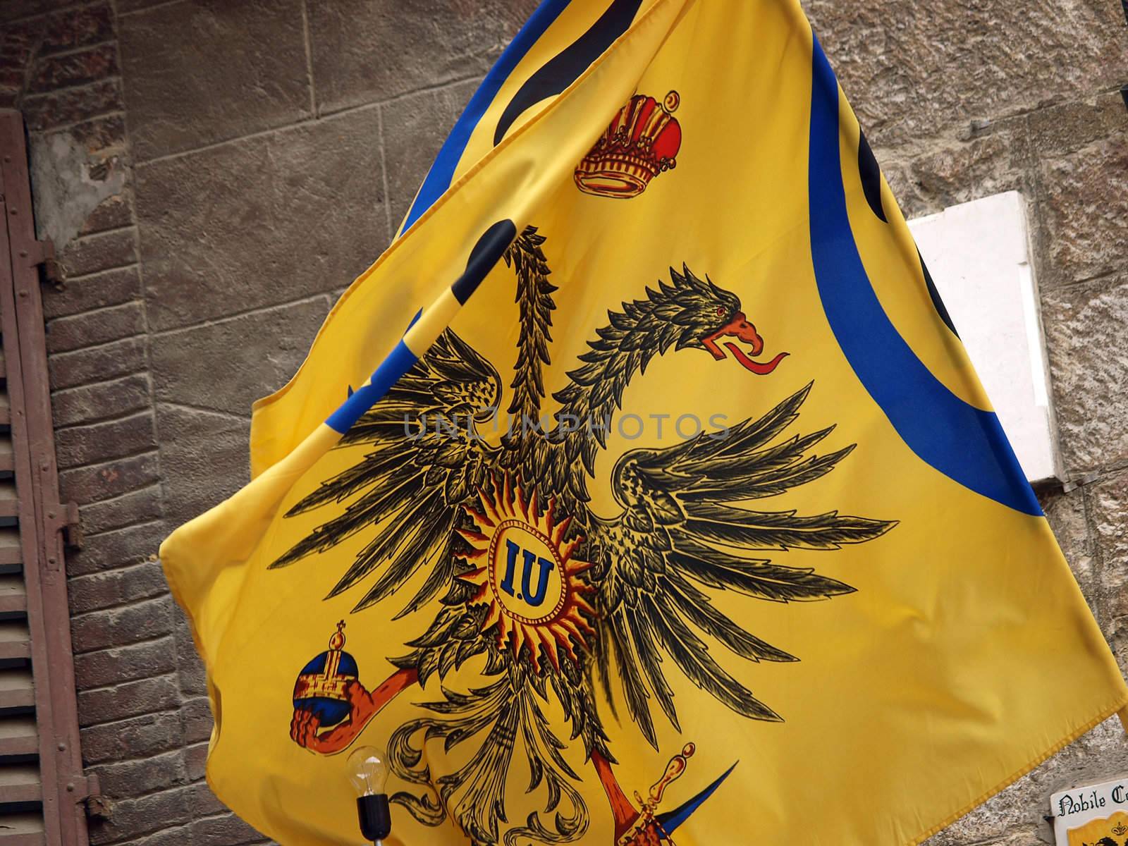 Siena - Contrada dell Aquila flag