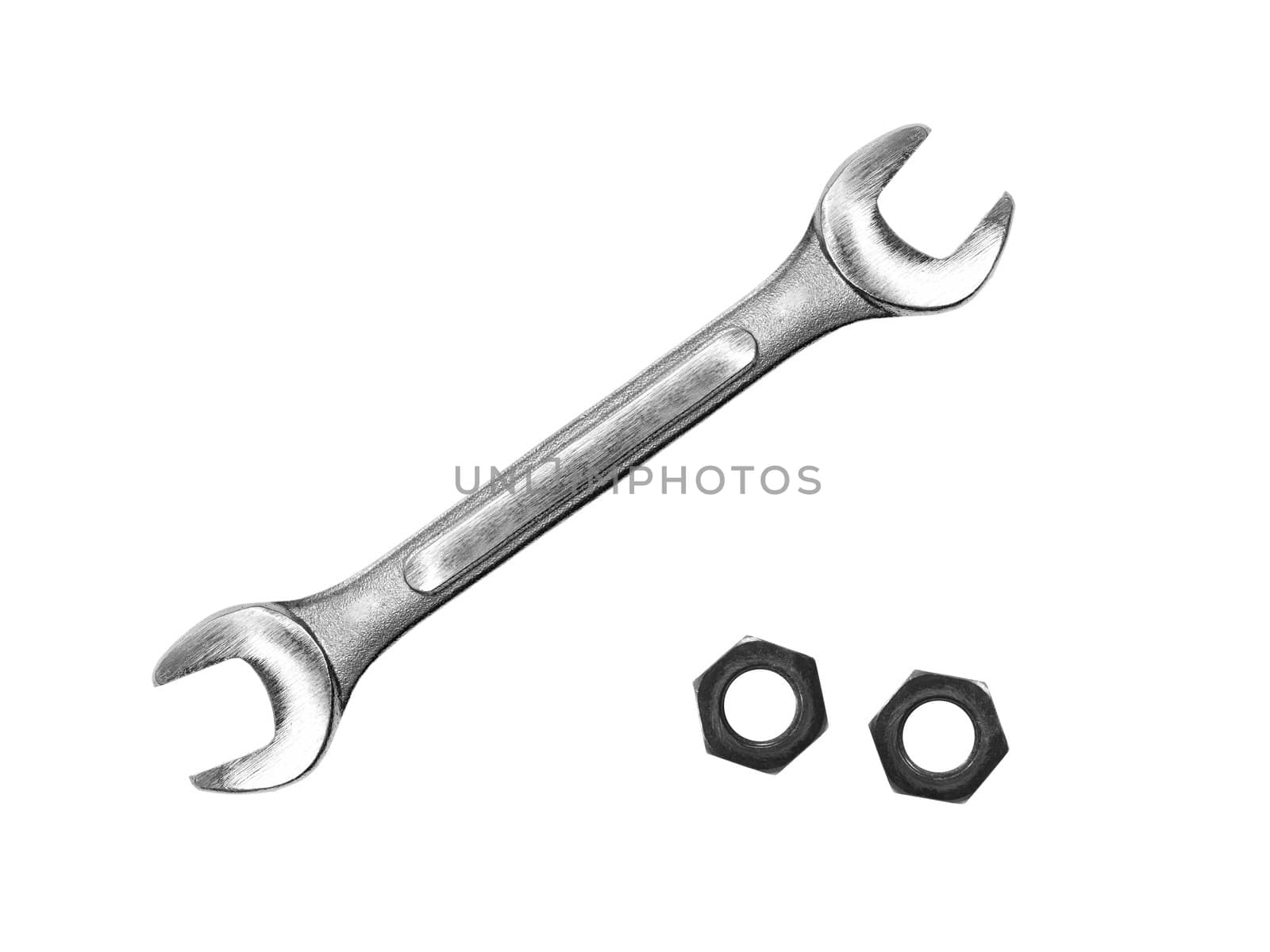 Tools isolated against a white background